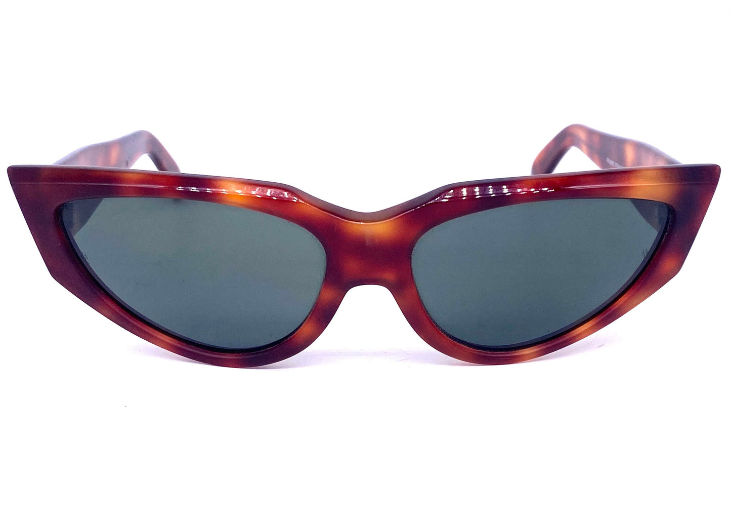 Rayban B&L Onyx tortoise thick cateye sunglasses Made in France, 80s NOS
