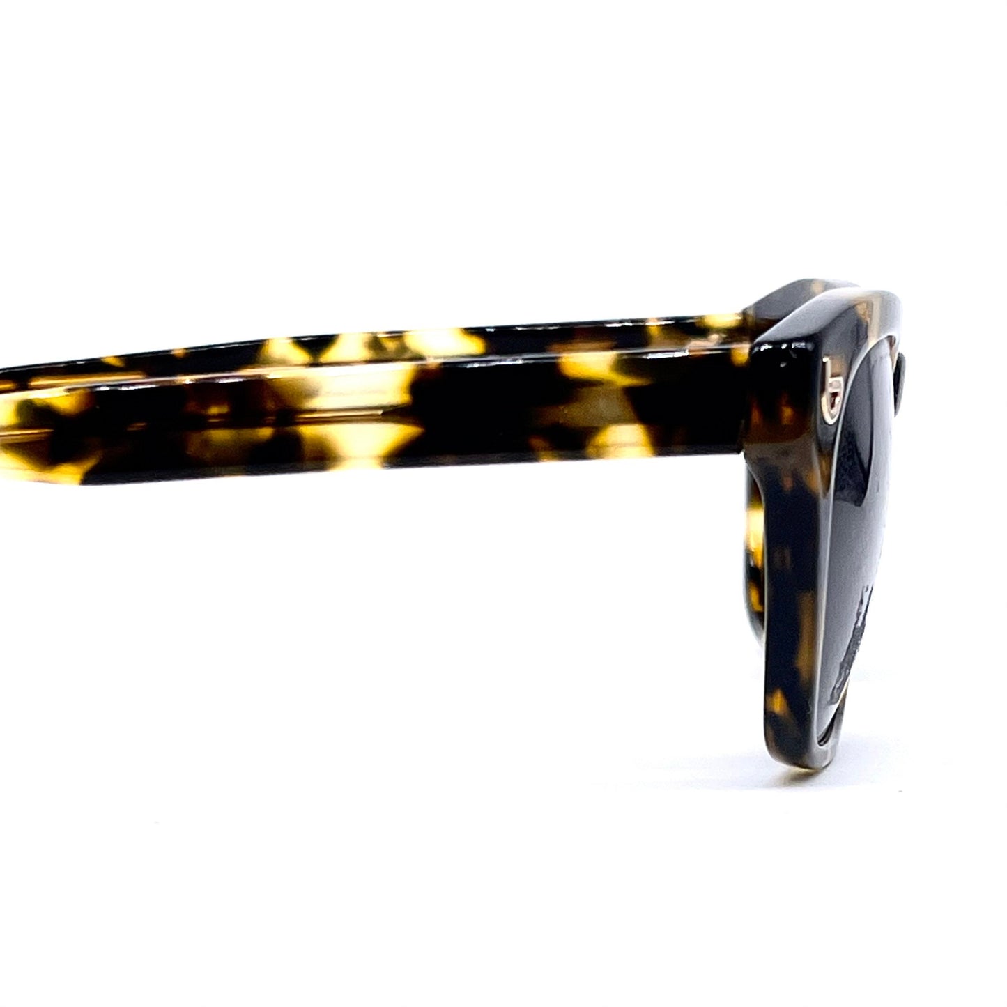 Byblos b-146s square tortoise cello sunglasses hand made in Italy NOS 80s