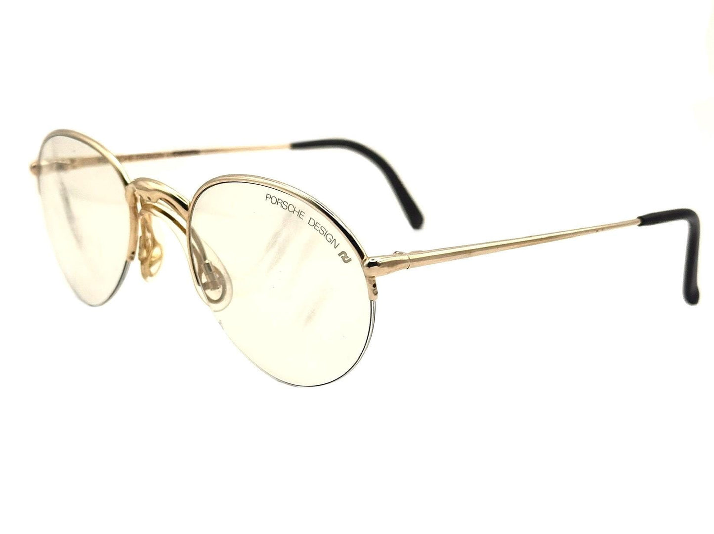 Carrera Porsche Design pantos frames, 5662 full rim, 5664 half rimmed titanium glasses made in Austria, 90s NOS