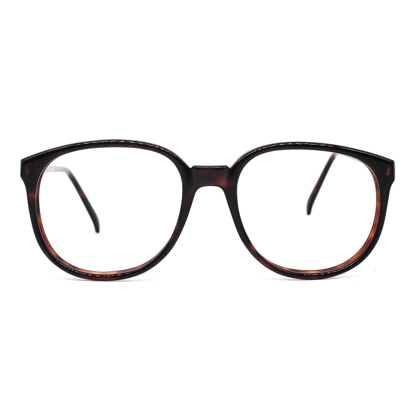 Persol Ratti tortoise pantos frames w golden metal arrow hinges, NOS 80s Italy