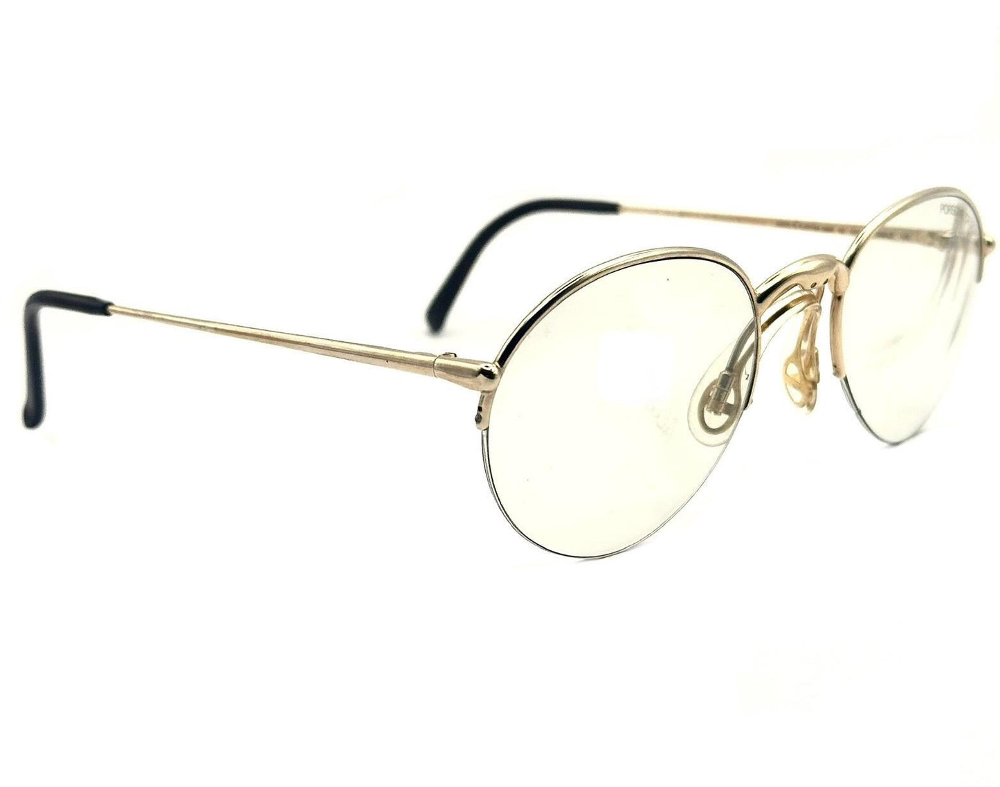 Carrera Porsche Design pantos frames, 5662 full rim, 5664 half rimmed titanium glasses made in Austria, 90s NOS