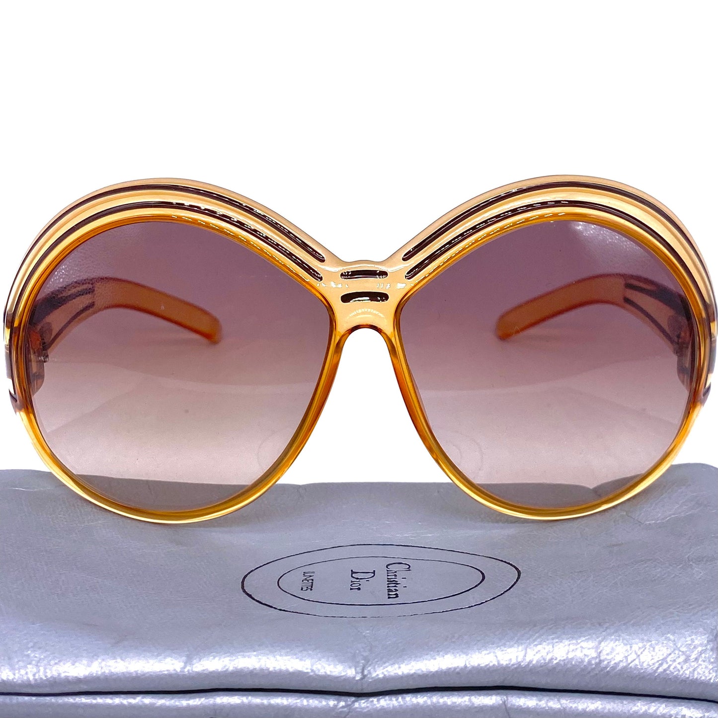 Christian Dior 2040 round oversized sunglasses, 3 colorways, NoS 70s mint
