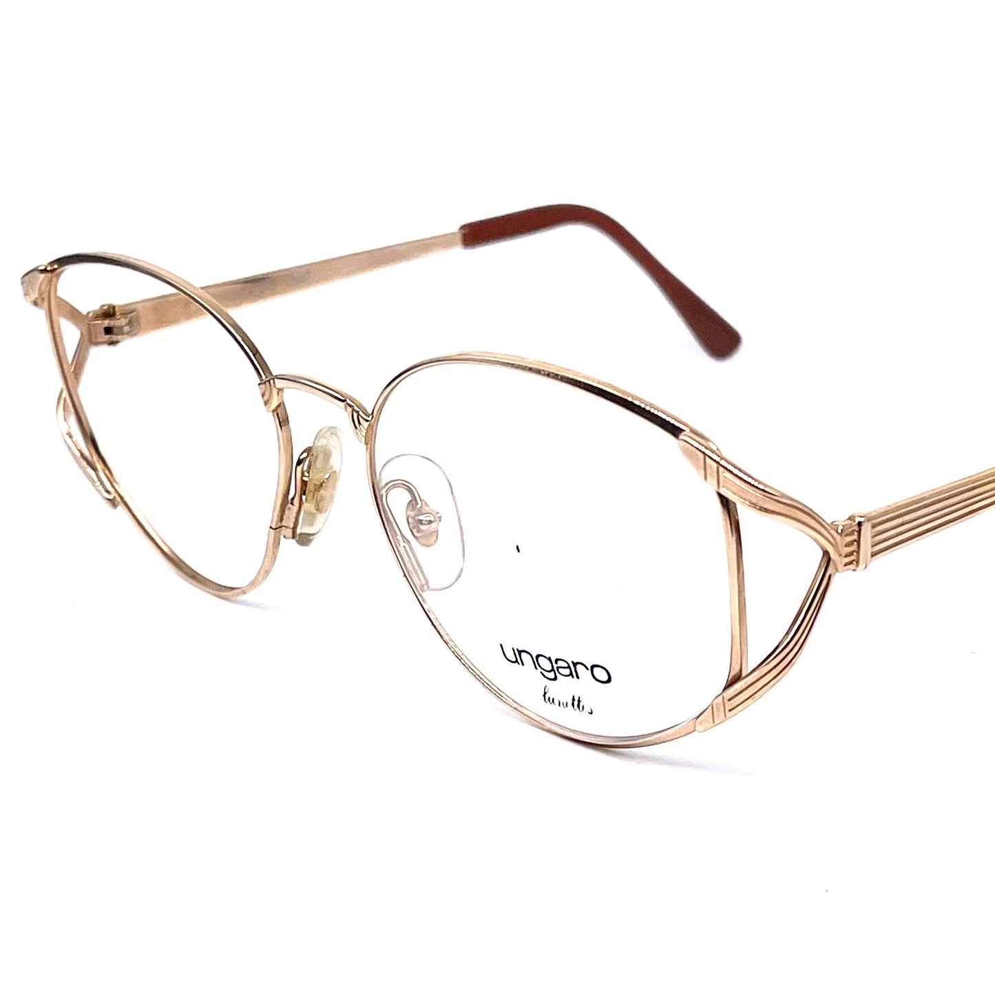 Persol by Ungaro oversized elegant ladies eyeglasses frames hand made in Italy, 80s NOS