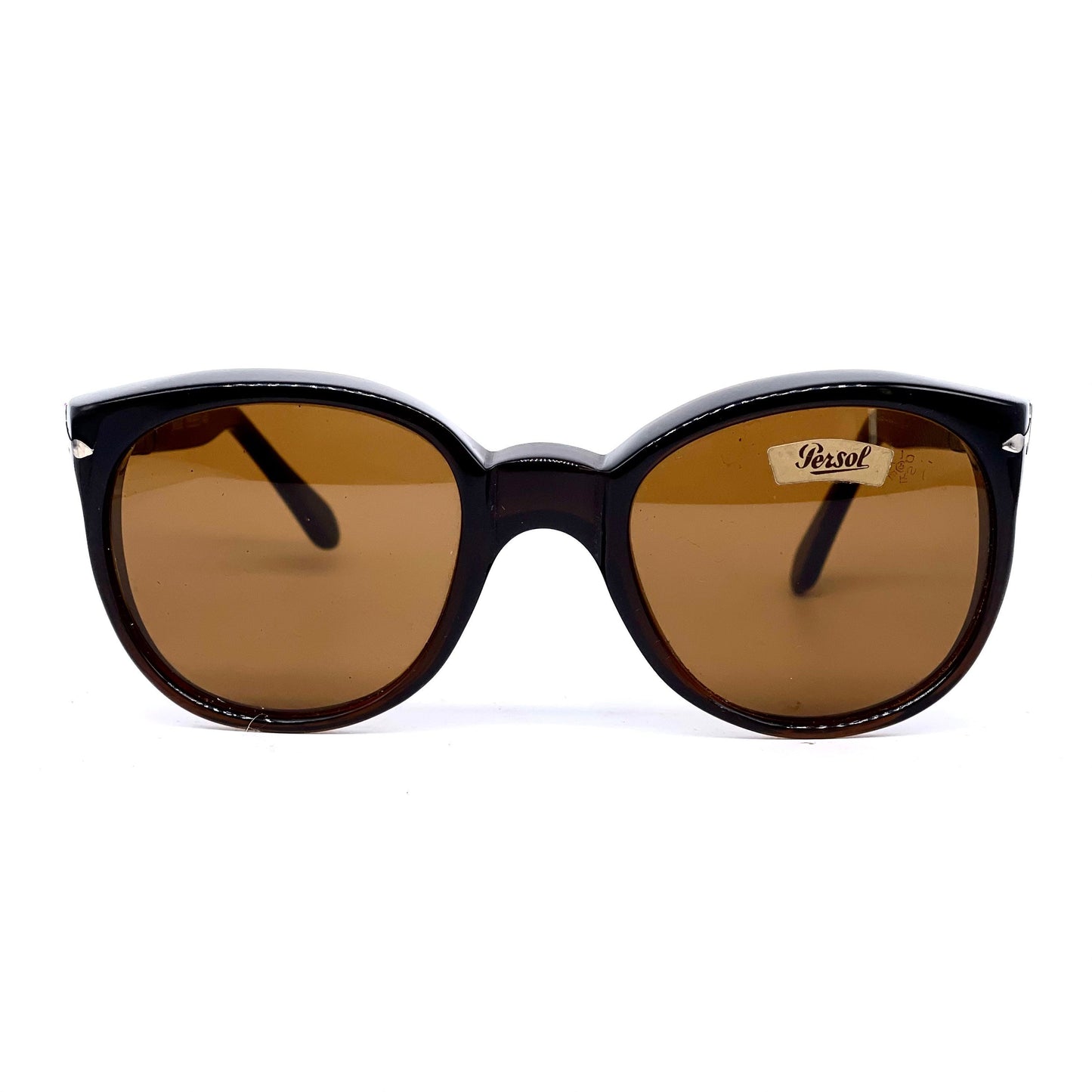 Iconici occhiali da sole Persol Ratti Solecchio tartarugati p3 realizzati a mano in Italia negli anni '80