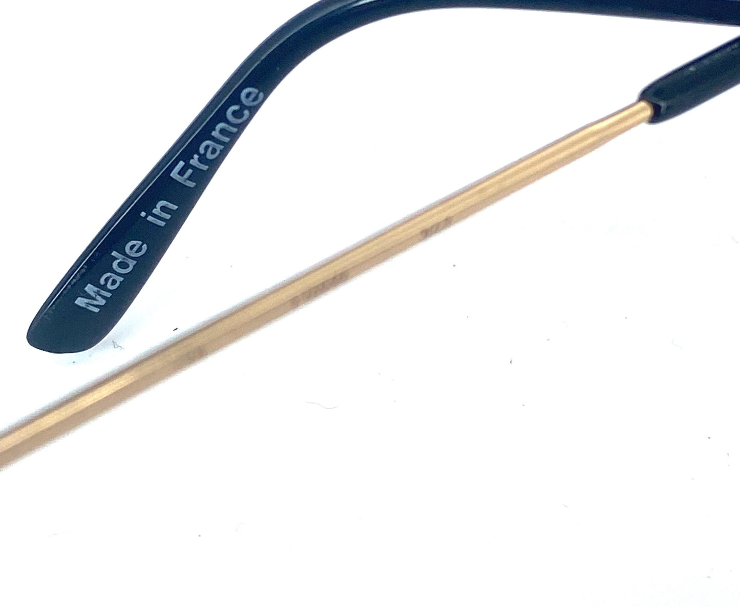 Lux De Morez avant-garde golden metal aviator frames made in France, NOS 80s 2 variants