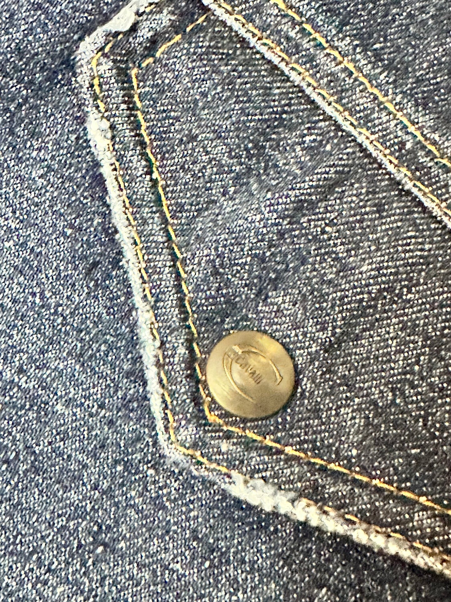 Just Cavalli dark blue stone washed flared jeans sz 31-45 NOS w tags