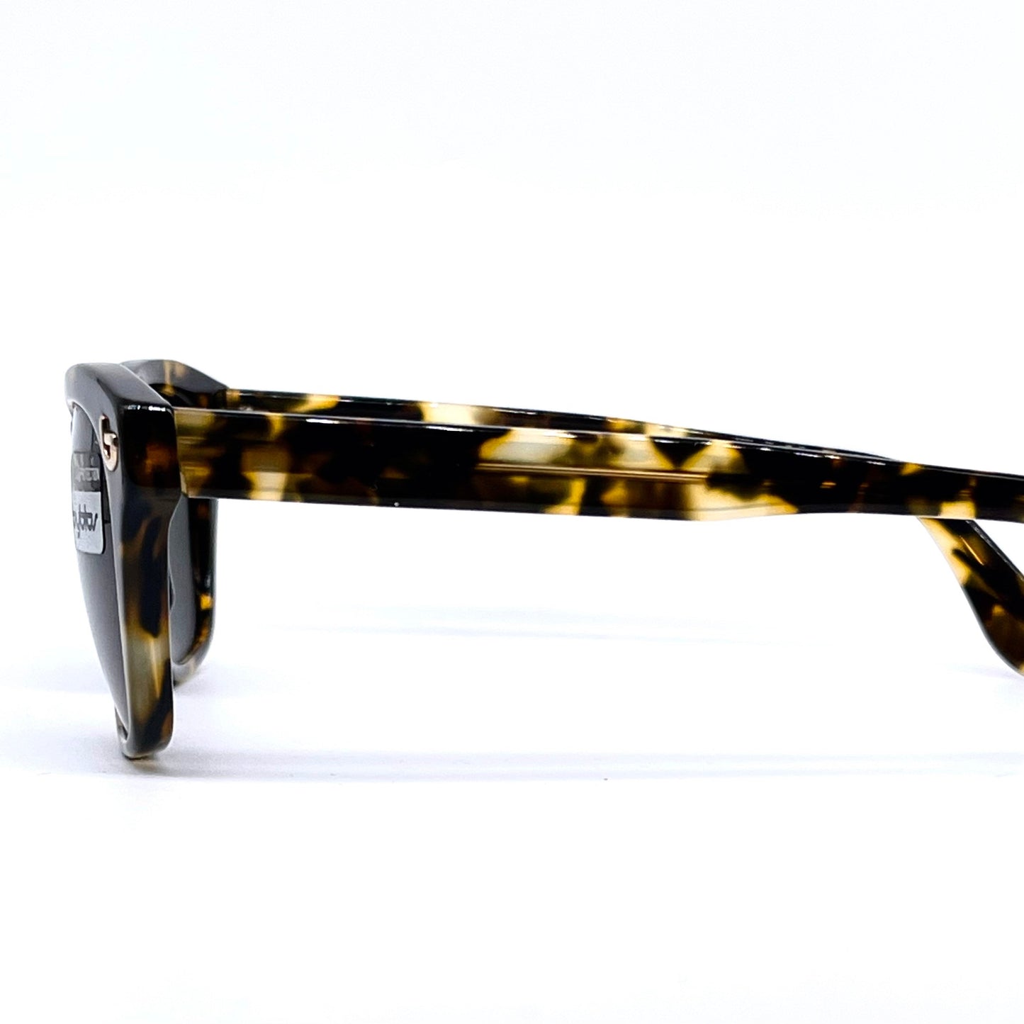 Byblos b-146s square tortoise cello sunglasses hand made in Italy NOS 80s