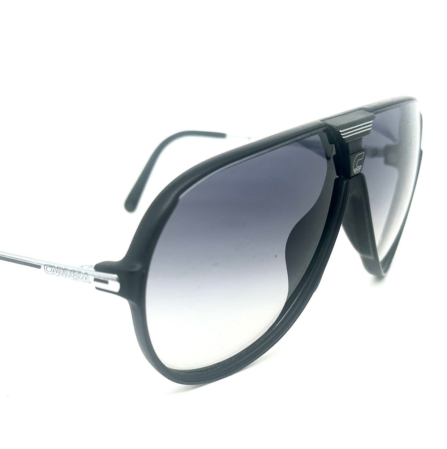 Carrera 5593 sporty aviator sunglasses w snap-off bridge system to substitute the lenses, 2 colorways, NoS 80s