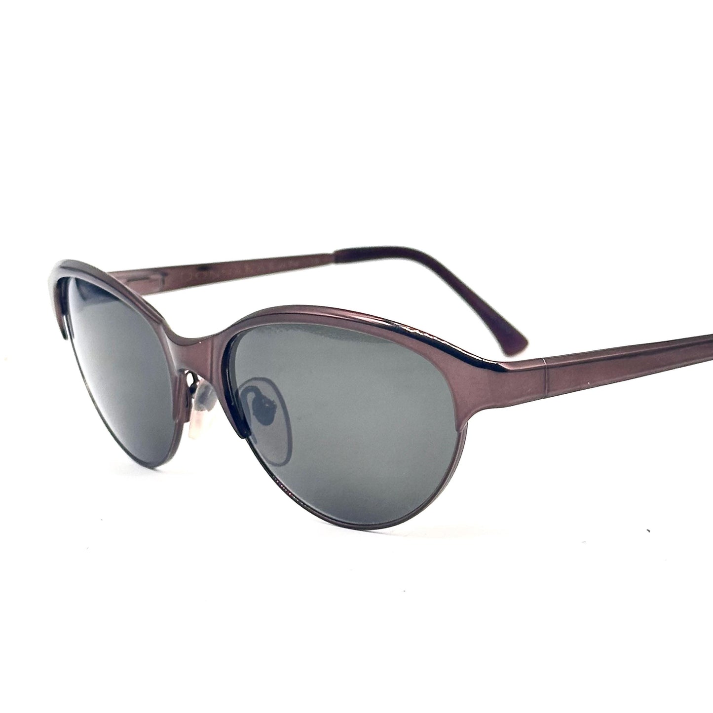 DonnaKaran 108 cateye copper metal 90s sunglasses