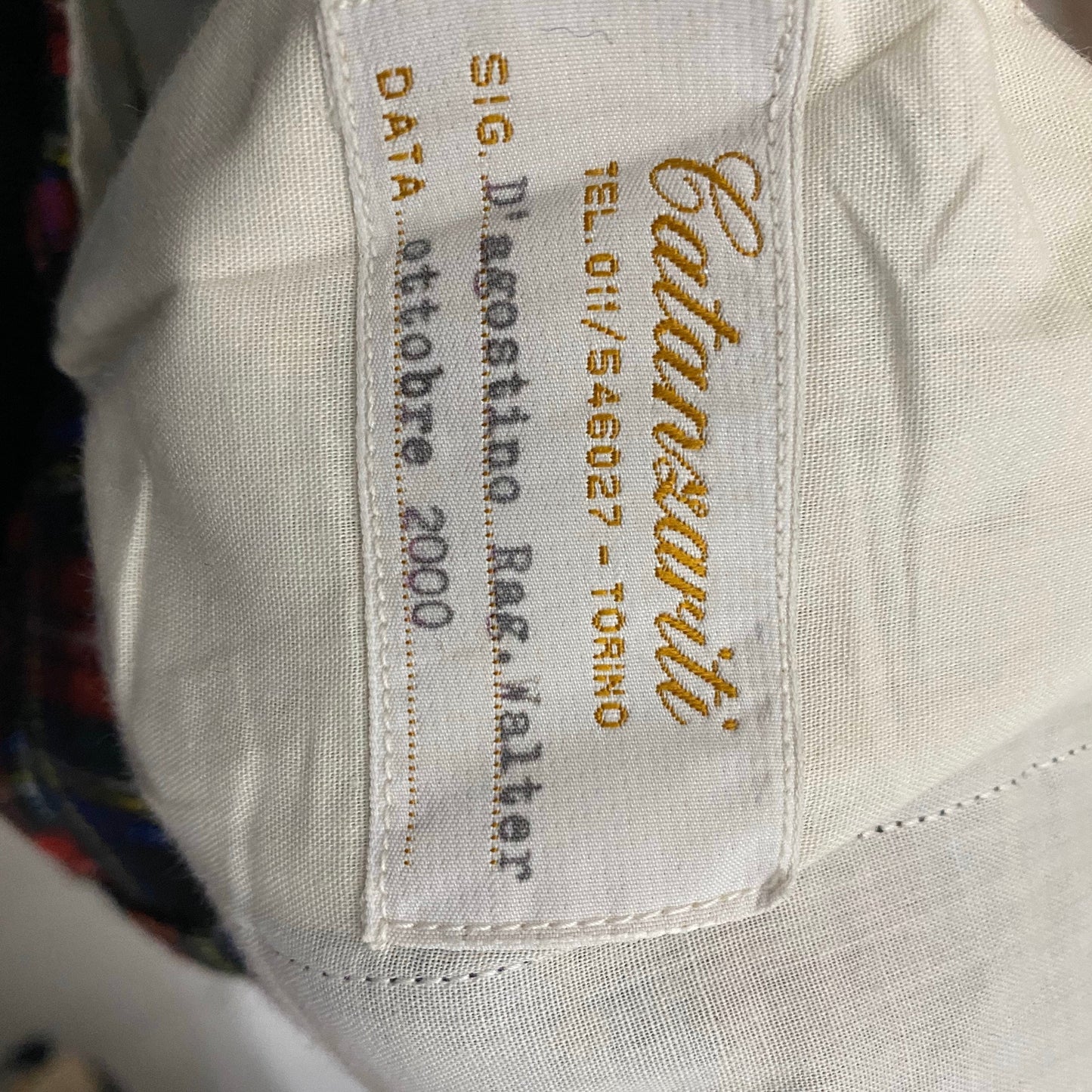 Tailor made classy tartan wool suit hand crafted in Italy by Catanzariti, sz S / 46