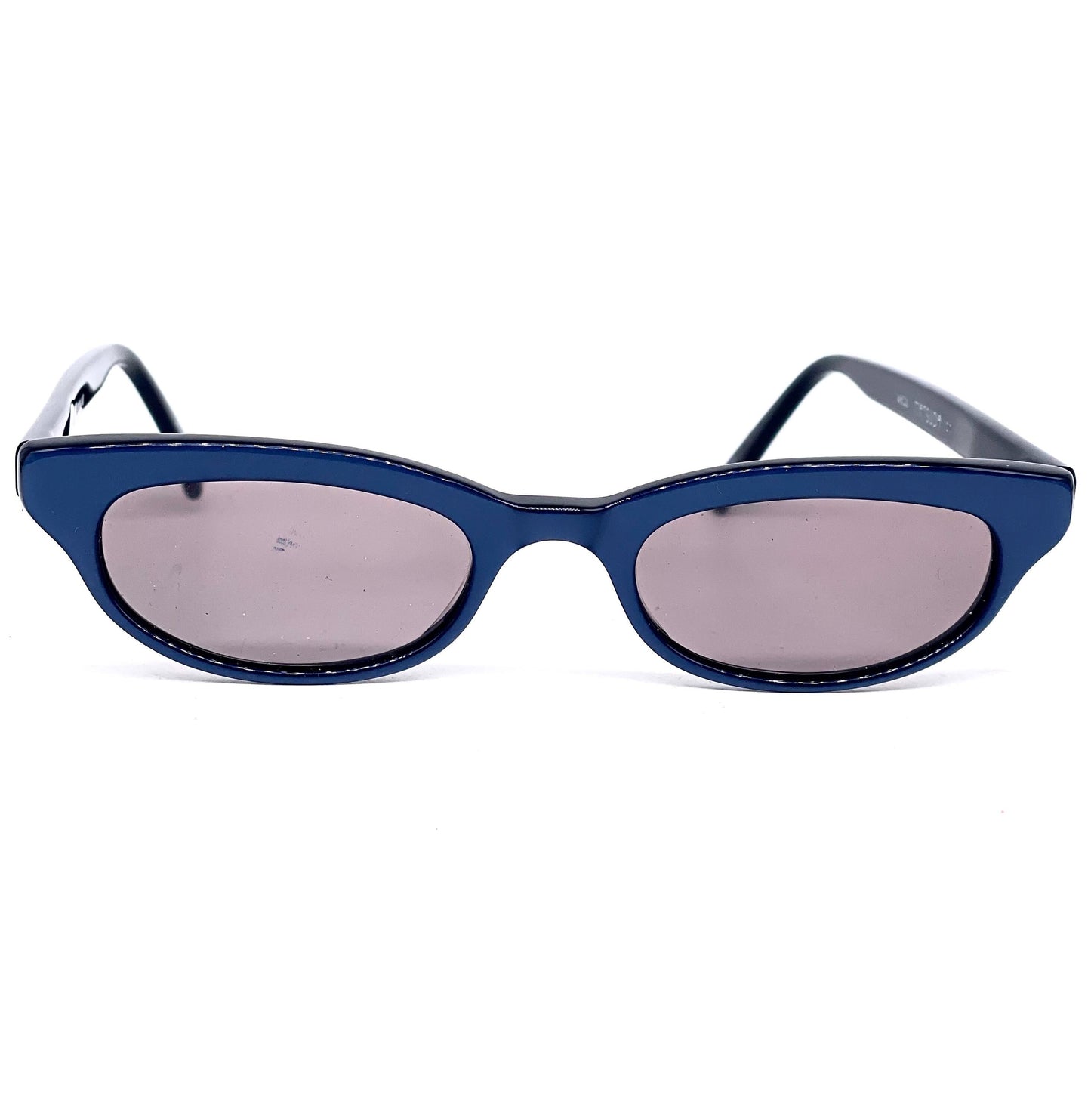 MATSUDA sleek minimalist acetate cateye sunglasses coming in blue and purple colors, NOS 90s Japan