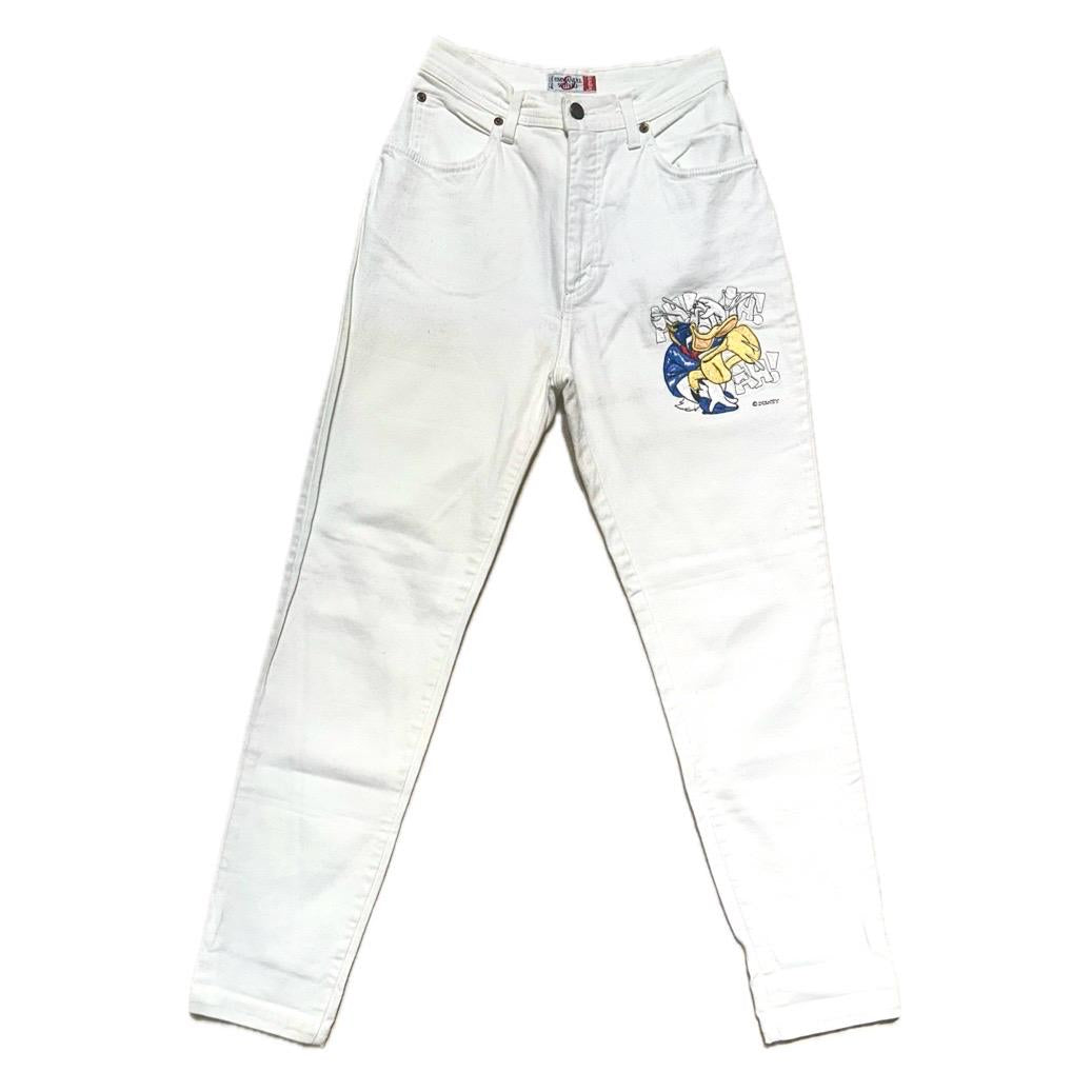 Disney Donald Duck White Denim Pant Size 44