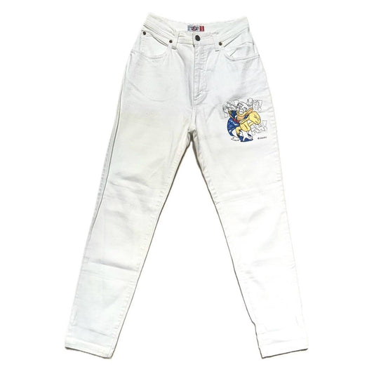 Disney Donald Duck White Denim Pant Size 44