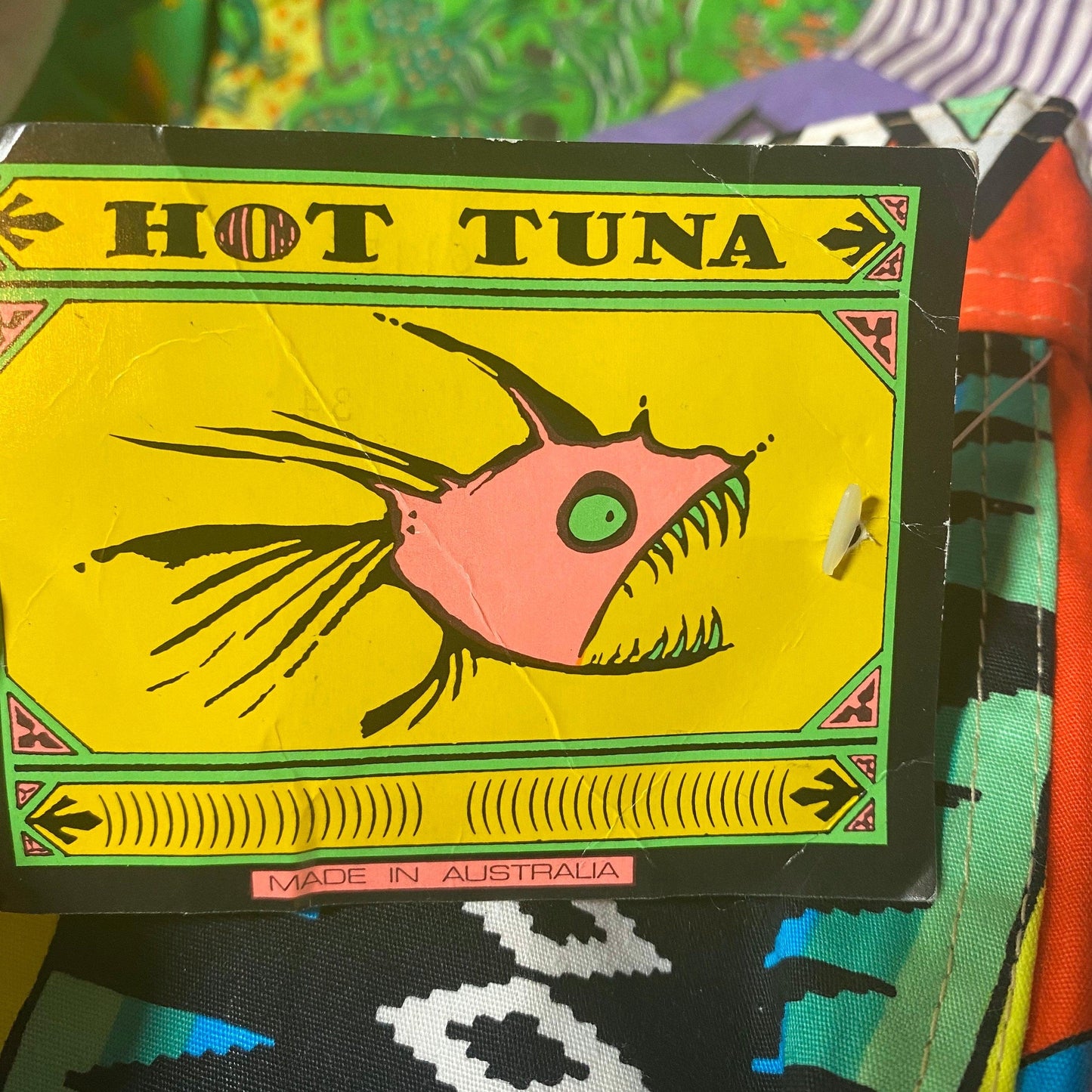 Hot Tuna NOS 90s Navajo Atzech surf beach shorts 100% cotton, BNWT mint! Sz available
