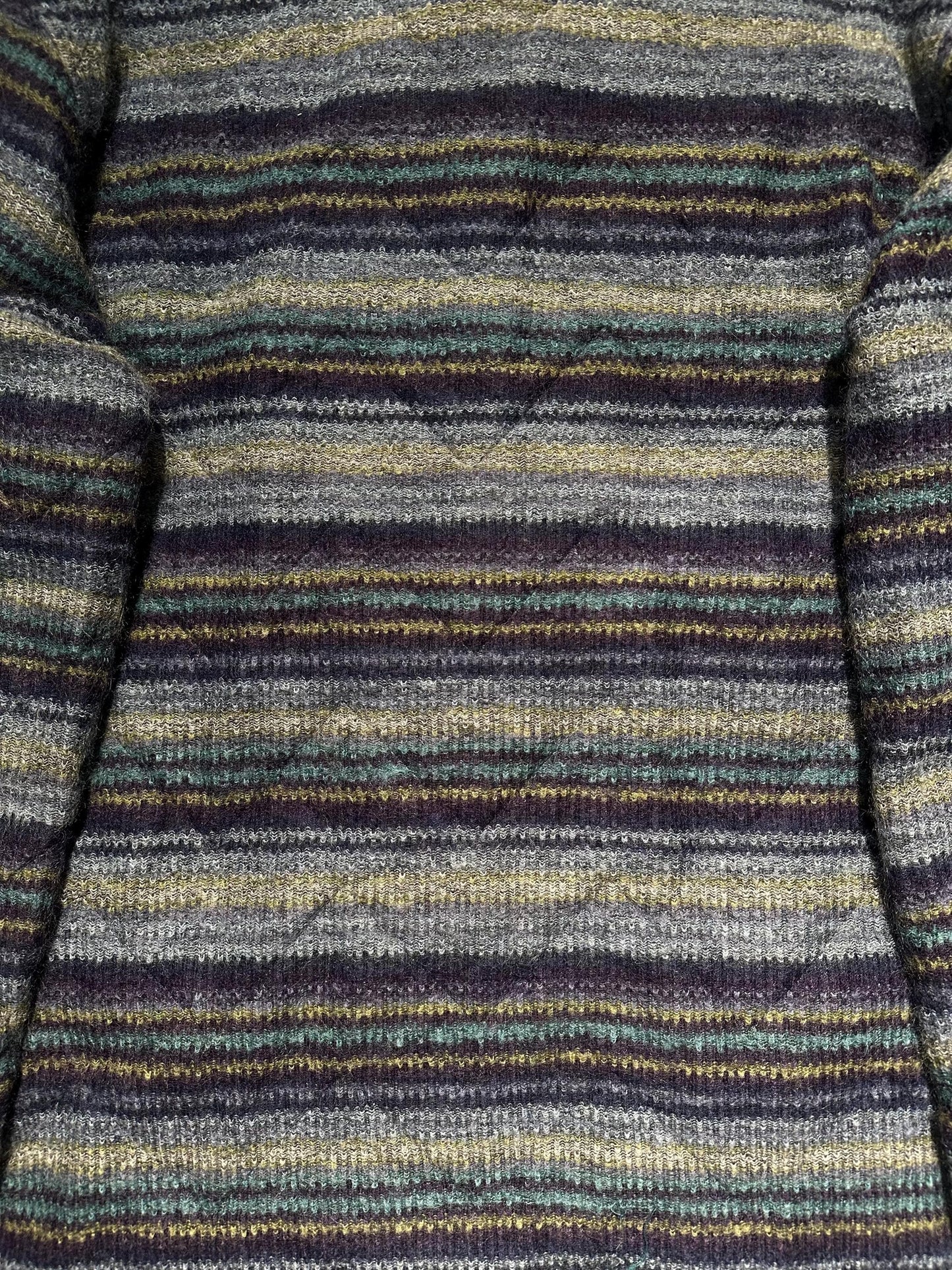 Missoni reversibile multicolor mohair wool - black Quilted long coat, in mint condition sz XL