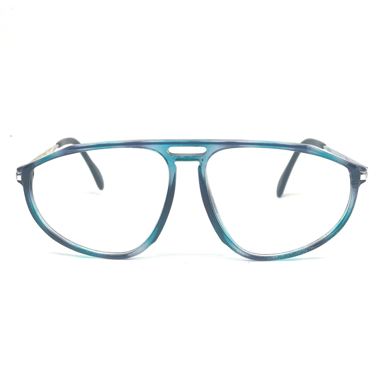 Fila 5519 aviator eyeglasses frames beautiful overlay color, NoS 80s