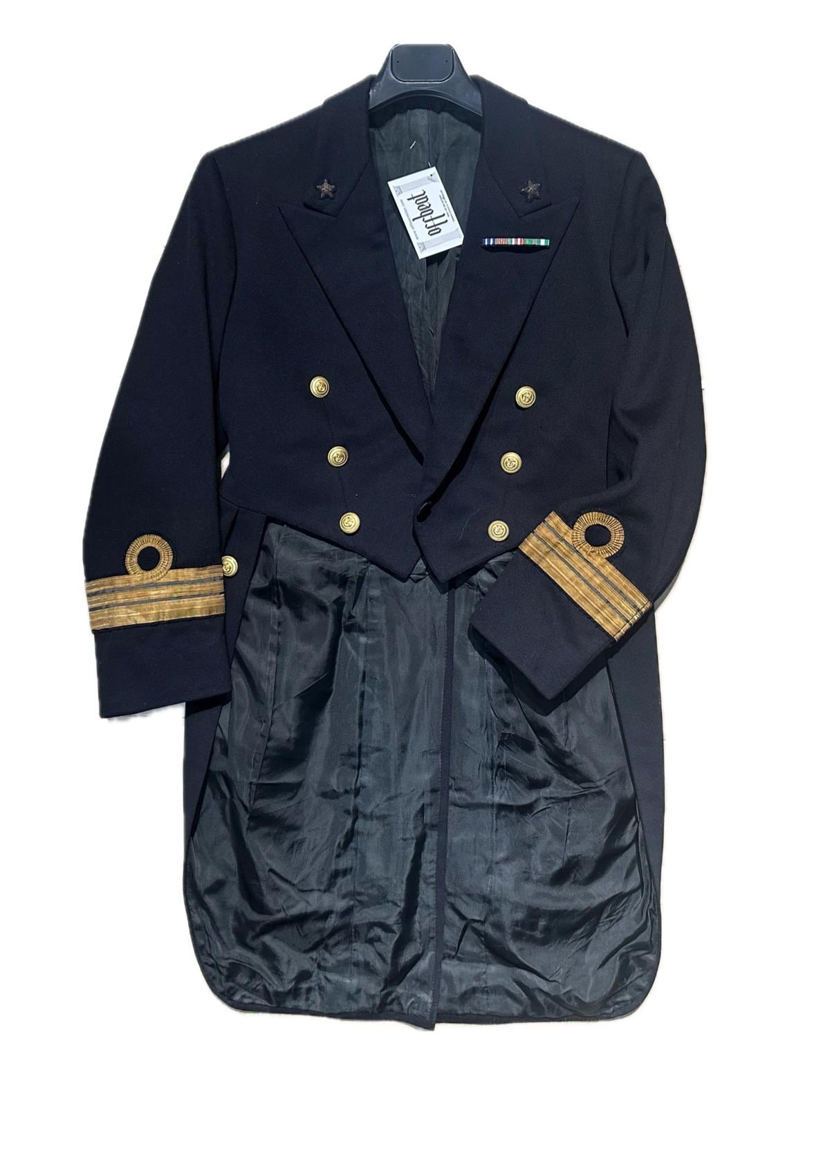 Italian Royal Navy 1930 circa frock winter Gala coat uniform, in perfect condition.