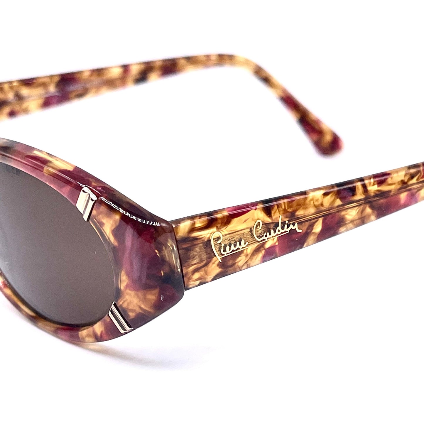 Pierre Cardin 8044/S tortoise cateye sunglasses made in France in the 80s, NOS