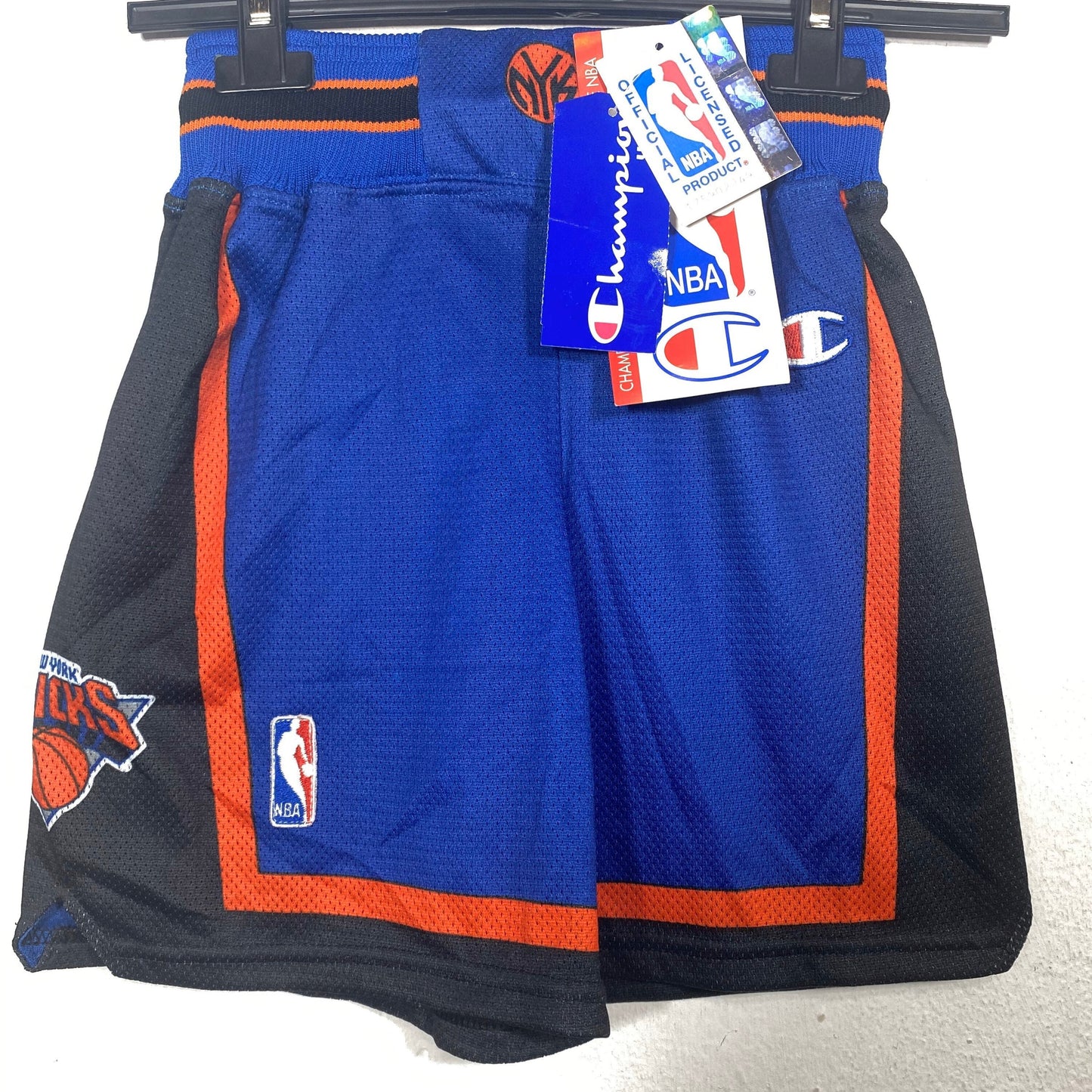 New York Knicks 90s Champions NBA shorts new with tags, boys size S 7/8 yrs