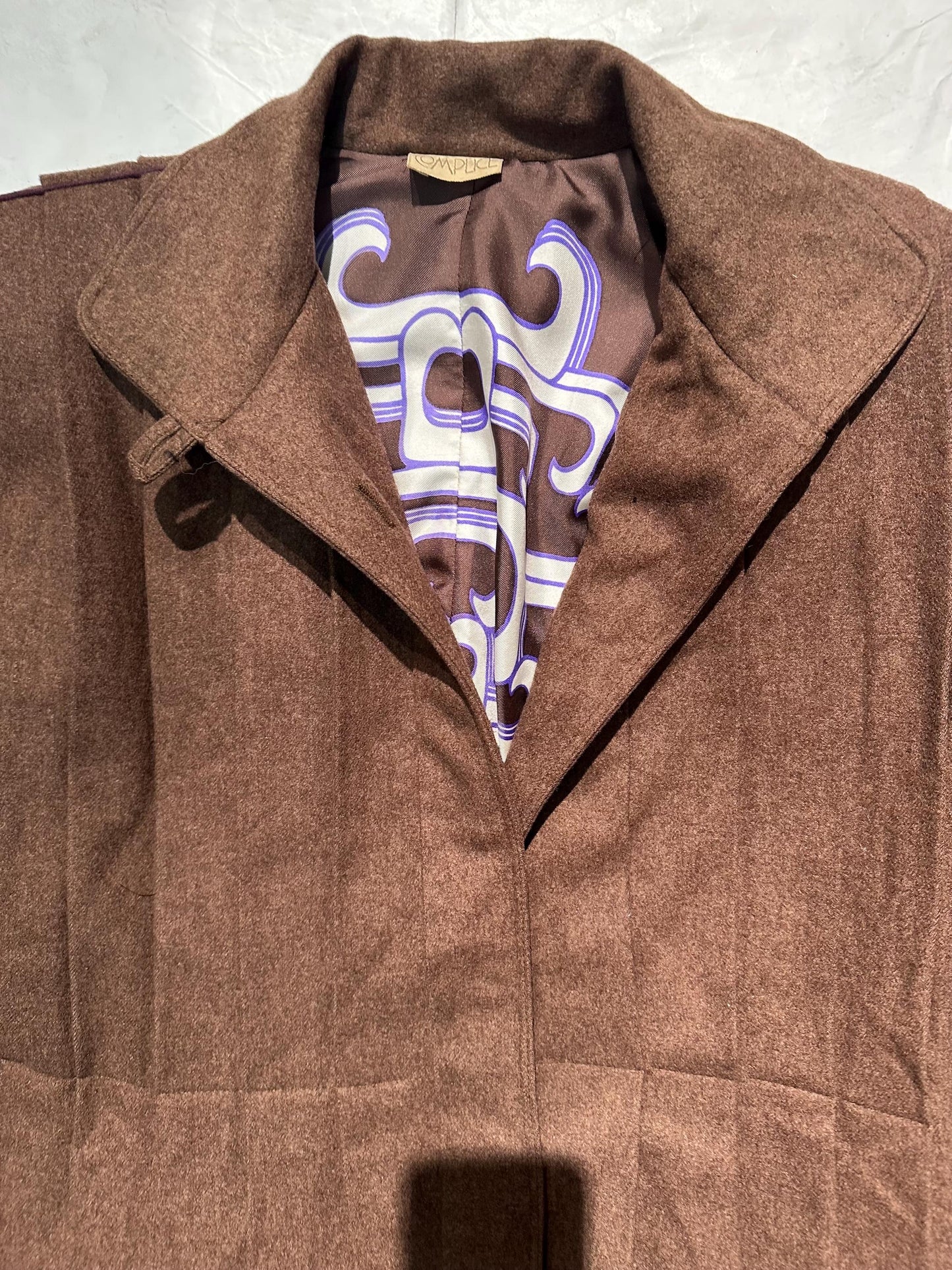 Complice early Dolce Gabbana fully pleated wool coat w pure silk lining, Mint!