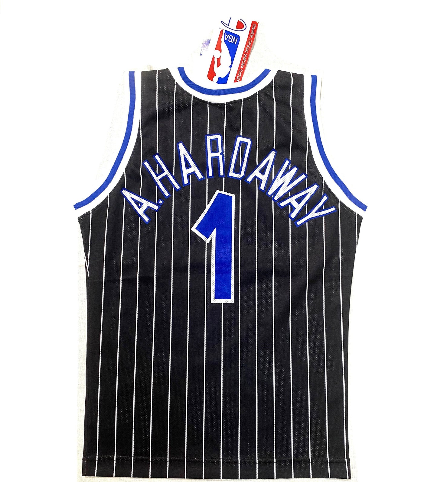 Hardaway 1 Orlando Magic Champions NBA Jersey disponibile ragazzi sz S e L