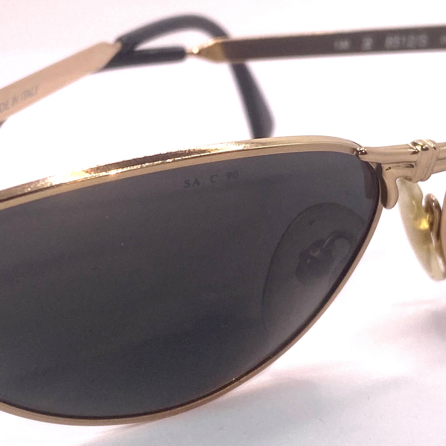 Pierre Cardin 8512/S  cateye sunglasses gold made in France in the 80s, NOS