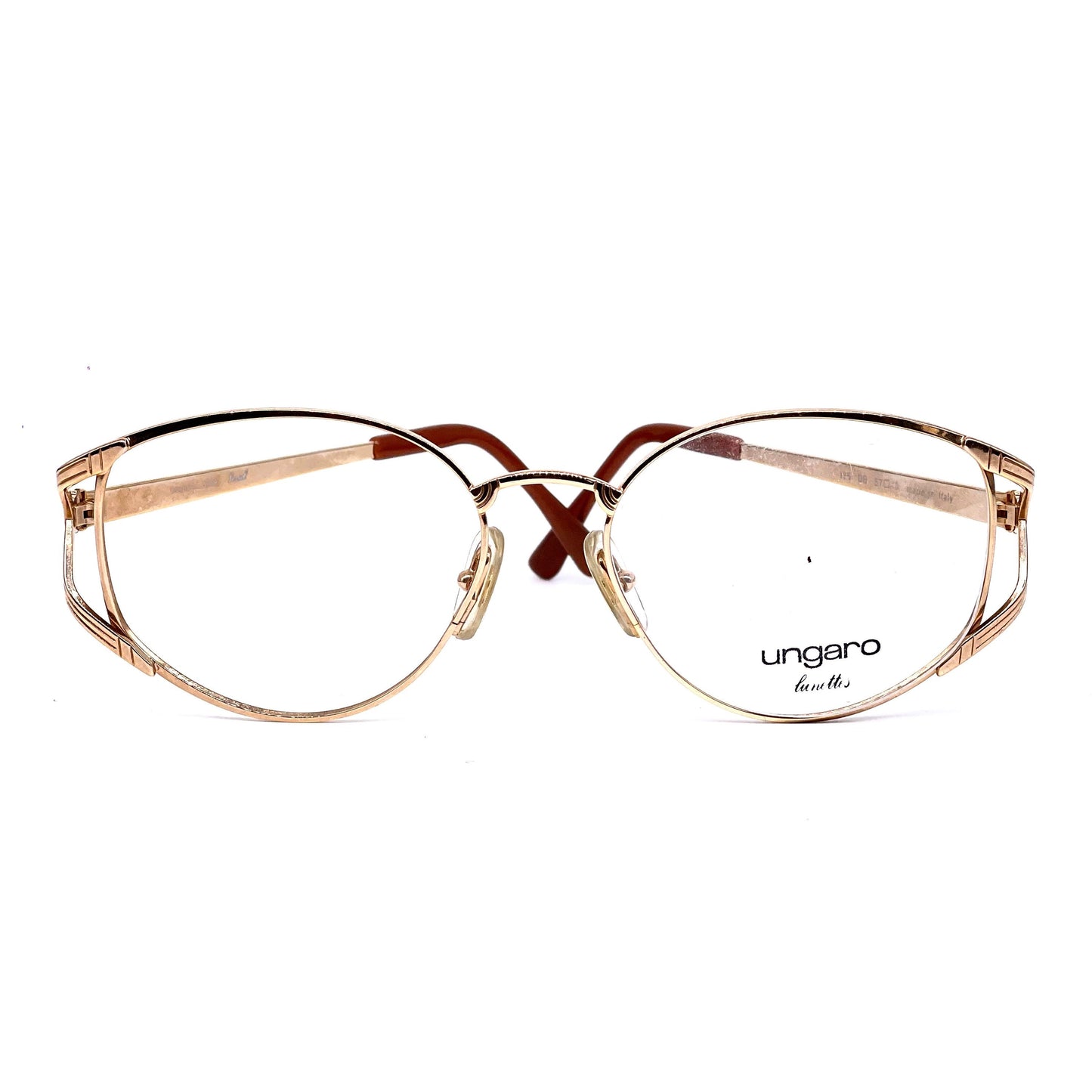 Persol by Ungaro oversized elegant ladies eyeglasses frames hand made in Italy, 80s NOS