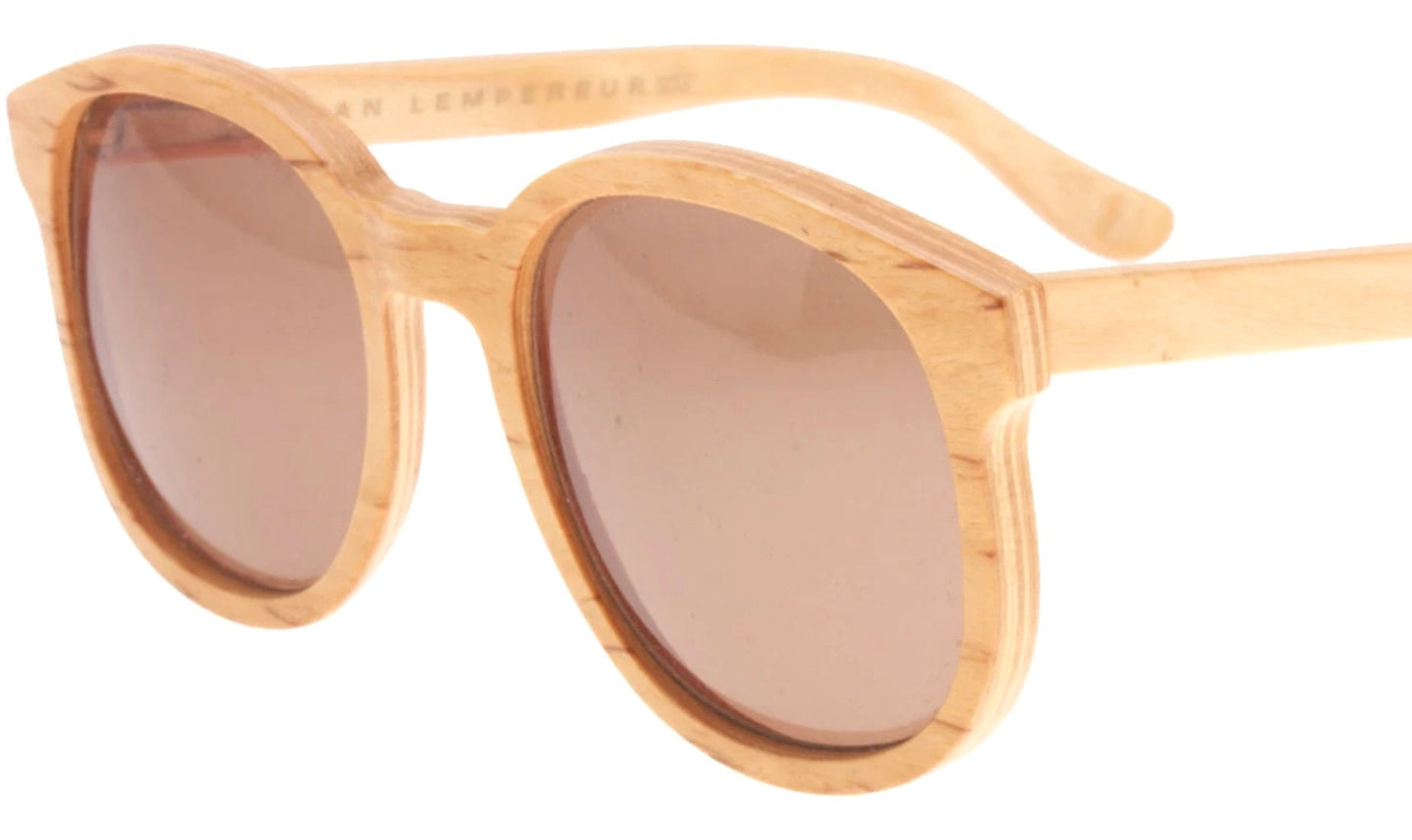 Jean Lempereur pantos real wood sunglasses, Woodline hand crafted in France NOS 80s