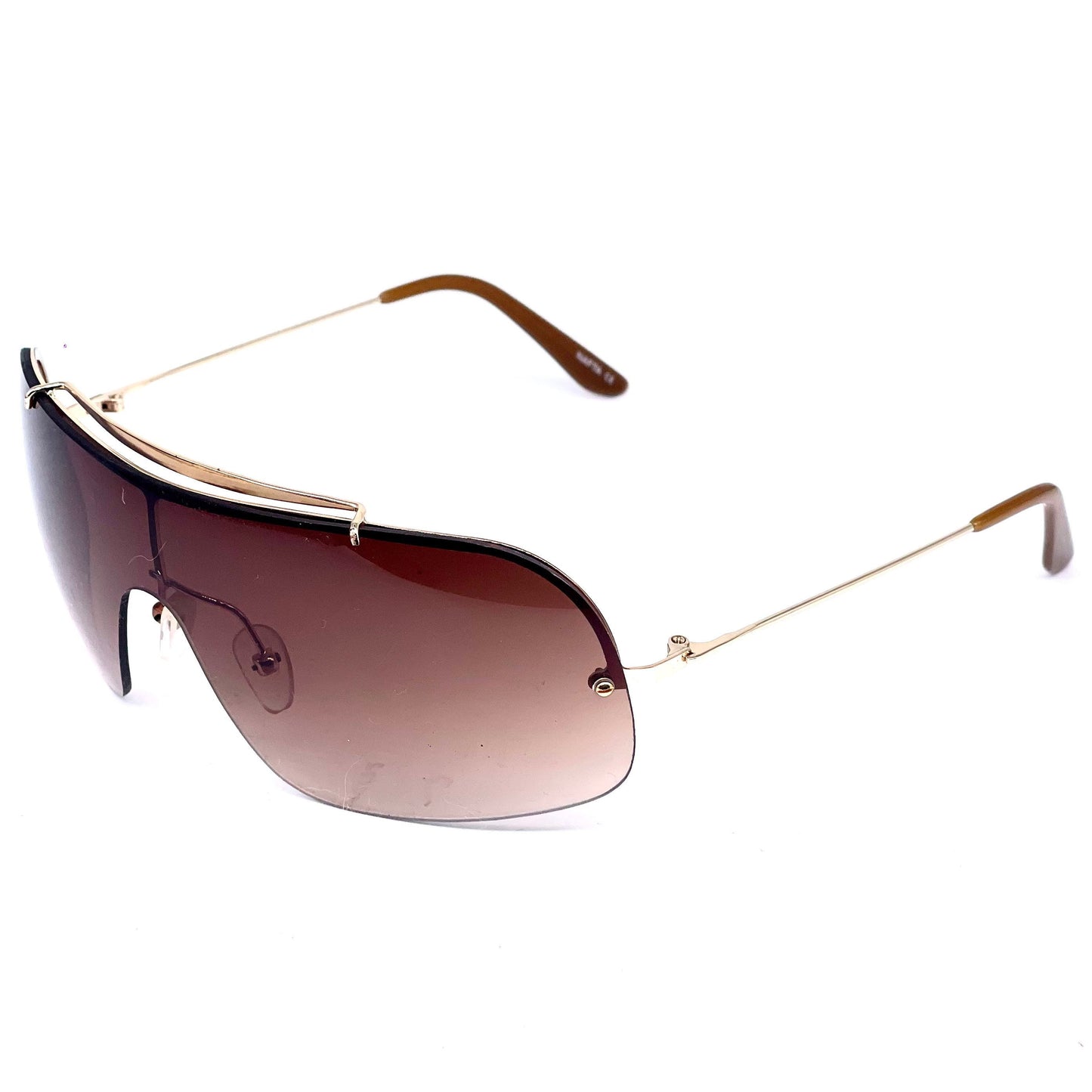 Nafta SN1027 mask wrap fade sunglasses Made in Italy NOS Y2K