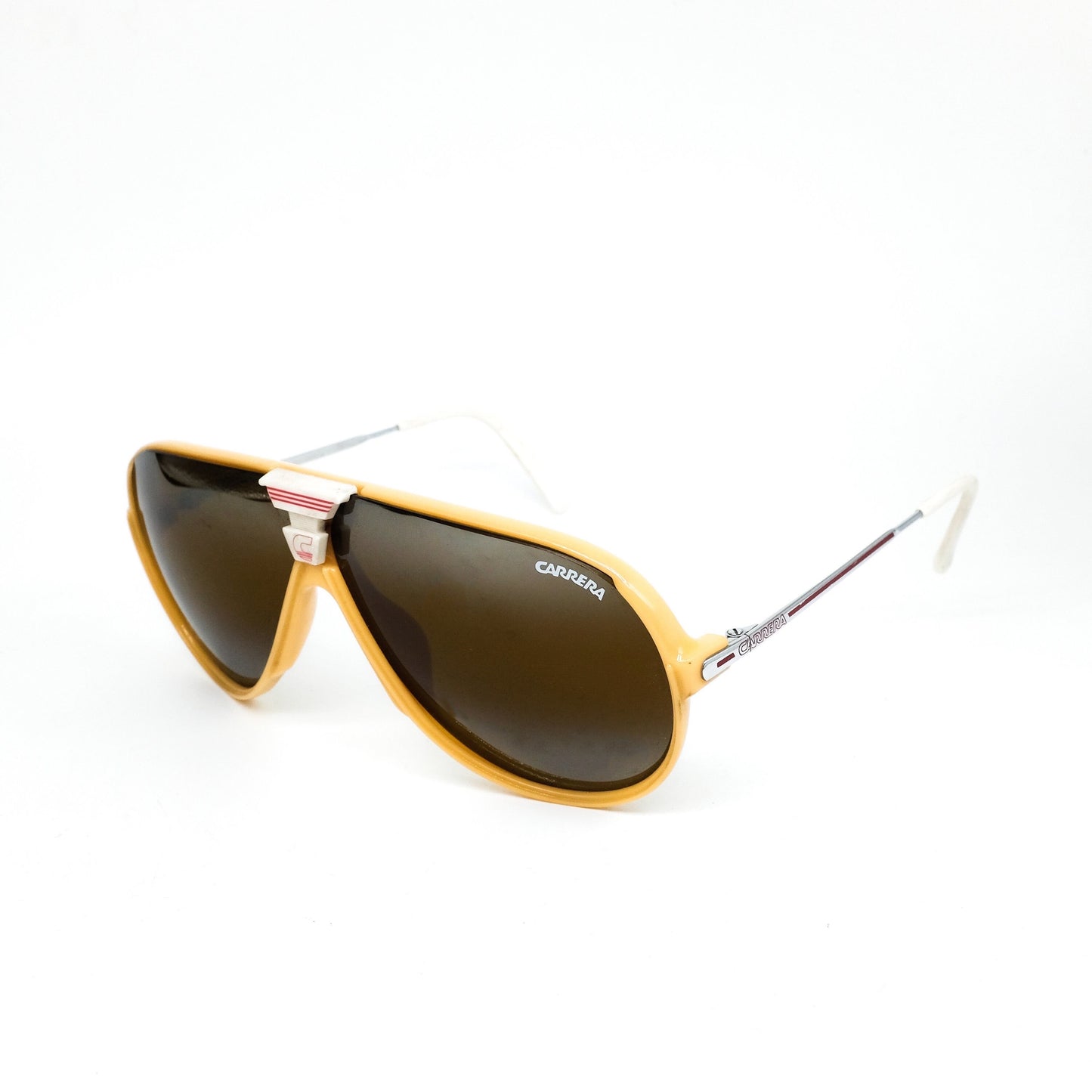 Carrera 5593 sporty aviator sunglasses w snap-off bridge system to substitute the lenses, 2 colorways, NoS 80s