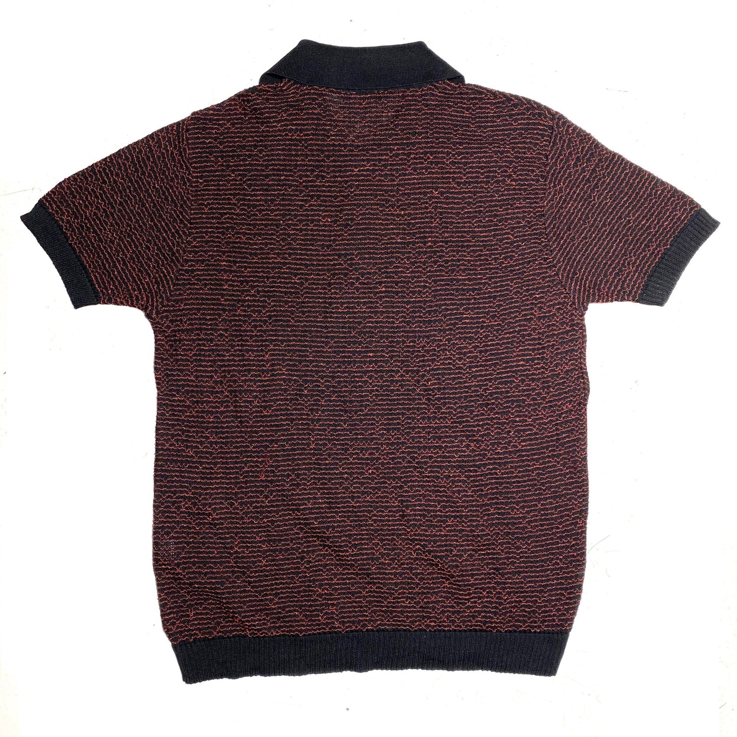 Capelli luxury cotton knit polo shirt, 1980s Italy mint