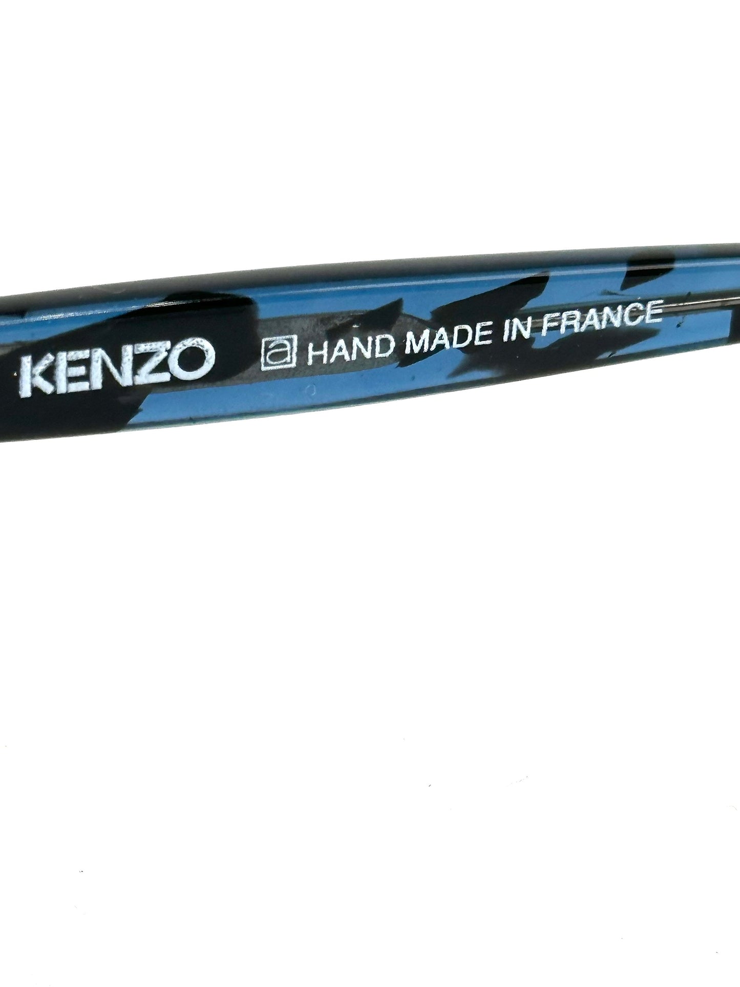 Kenzo Marylin blue Cateye frames in a classic 50s pinup style, NOS 80s hand made France.