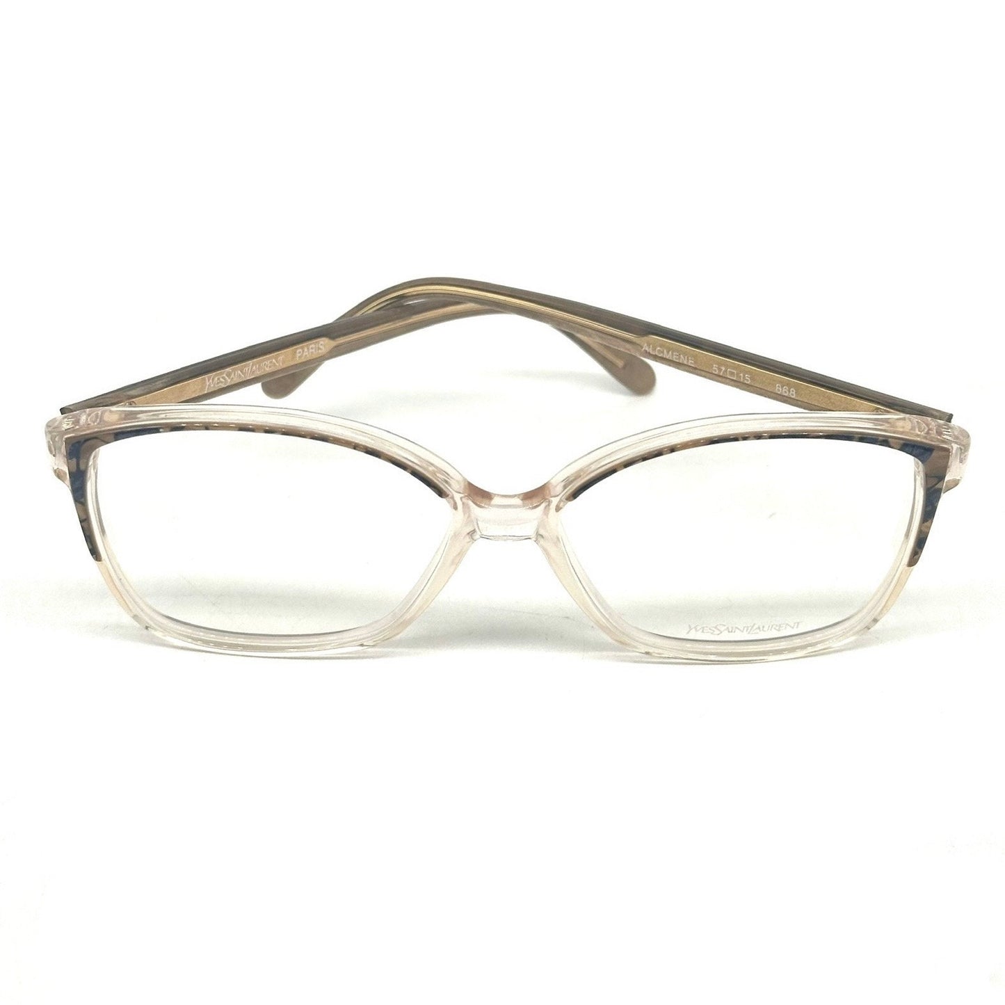 YSL Saint Laurent 868 ladies cateye eyeglasses frame France 80s