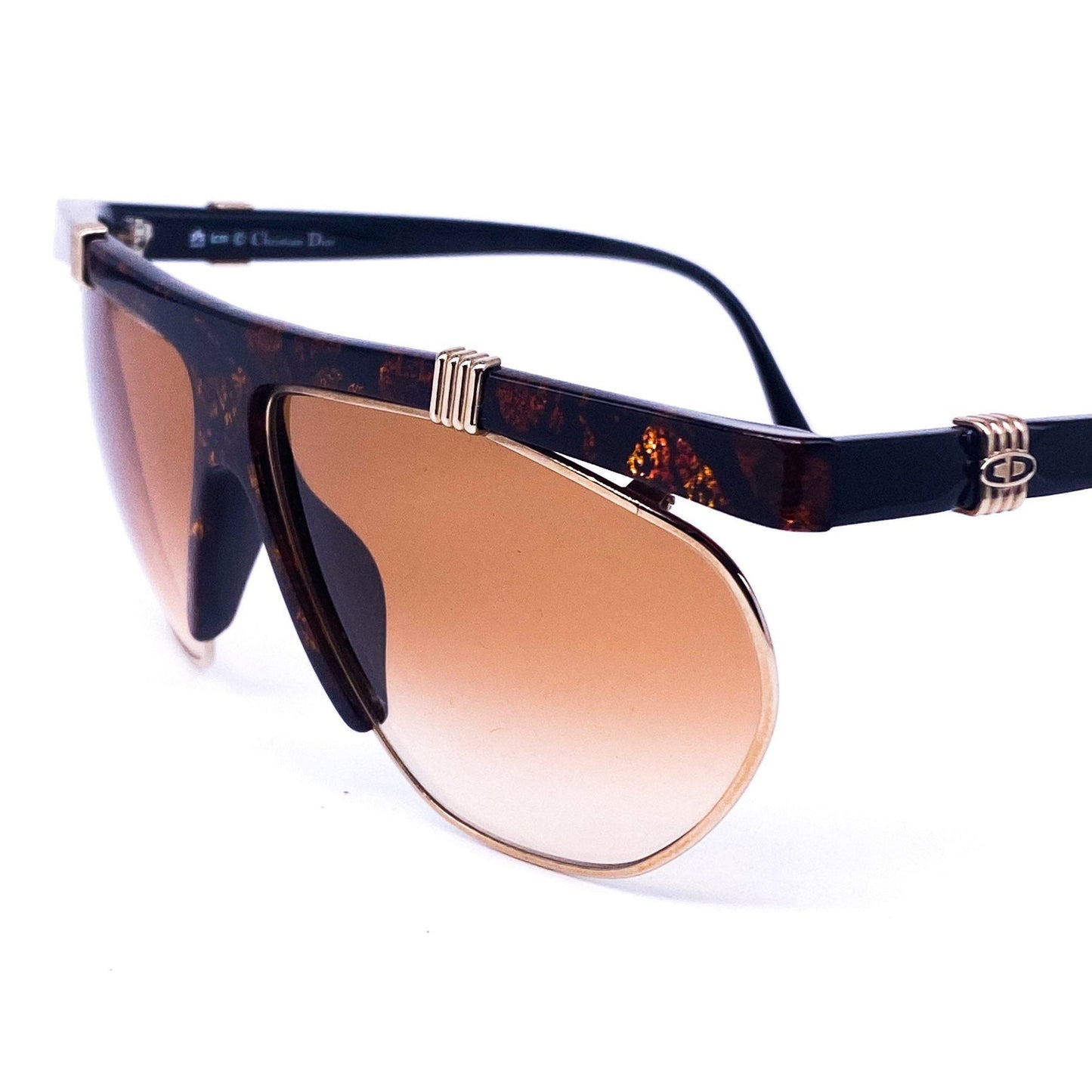 Christian Dior 2555 butterfly oversized sunglasses made in Germany 80s NOS 2col