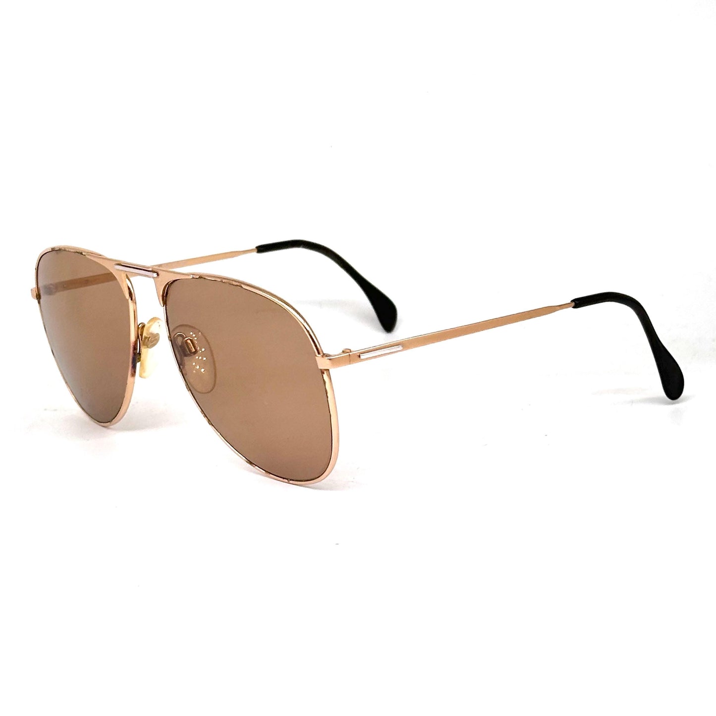 Silhouette 7021 golden aviator sunglasses, 1980s NOS Made in Austria