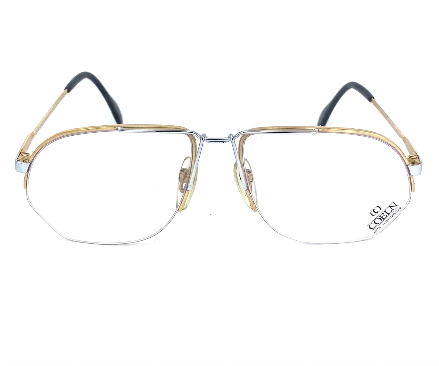 Coeln Quattro Audi luxury golden-silver metal aviator frames made in W.Germany, NOS 80s