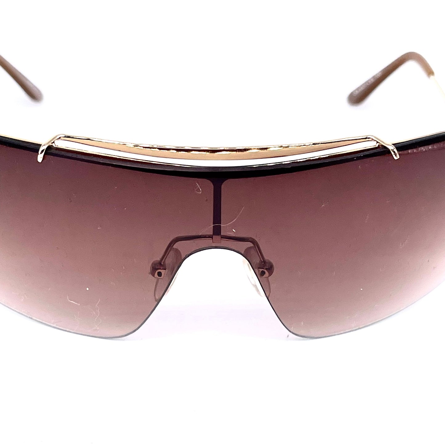Nafta SN1027 mask wrap fade sunglasses Made in Italy NOS Y2K
