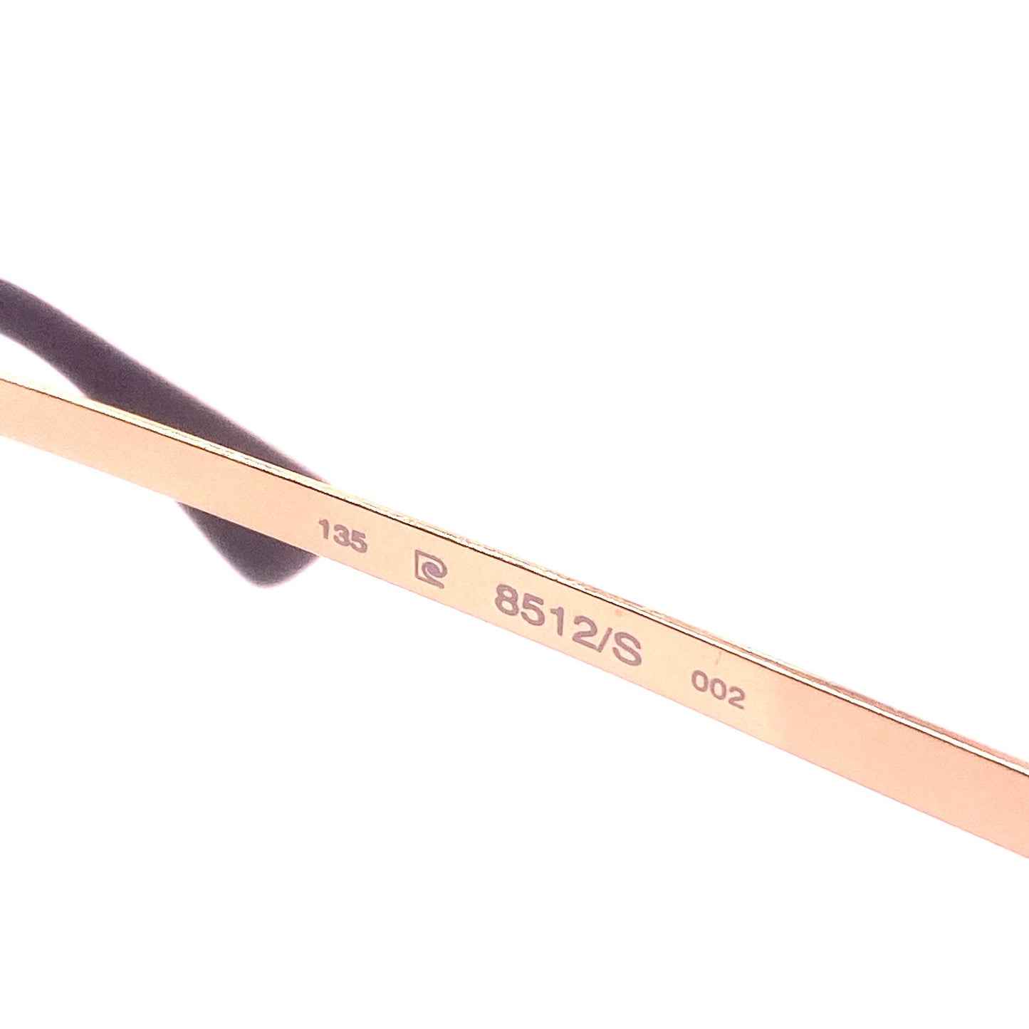 Pierre Cardin 8512/S  cateye sunglasses gold made in France in the 80s, NOS
