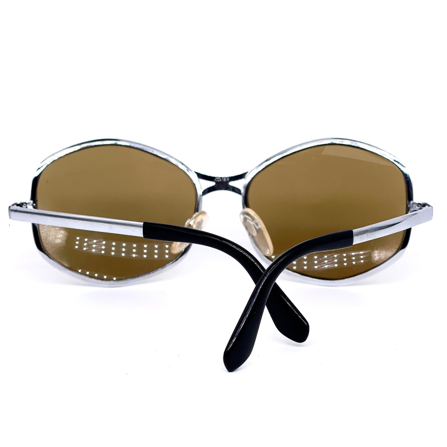 Rodenstock Cervinia 130 Miles Davis’ 70s oversized funky silver metal sunglasses, NOS