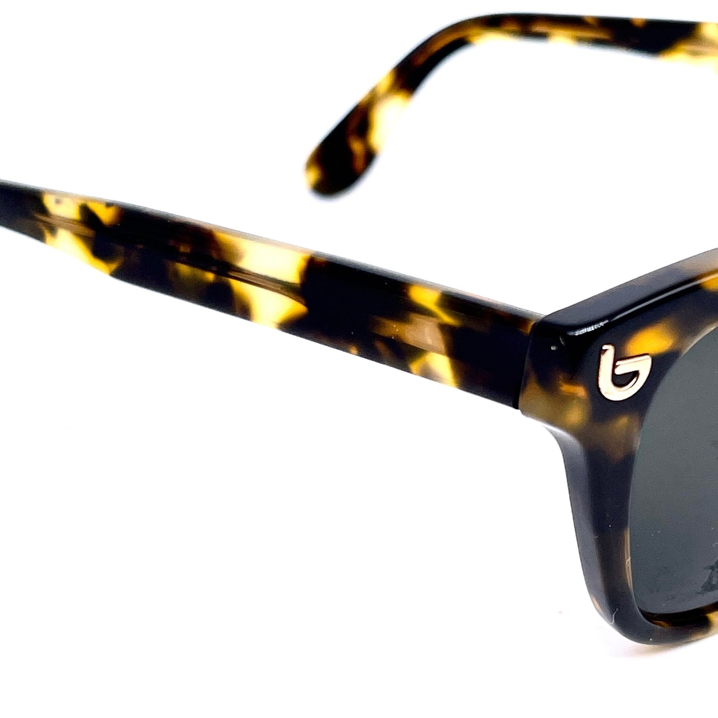 Byblos b-146s square tortoise cello sunglasses hand made in Italy NOS 80s