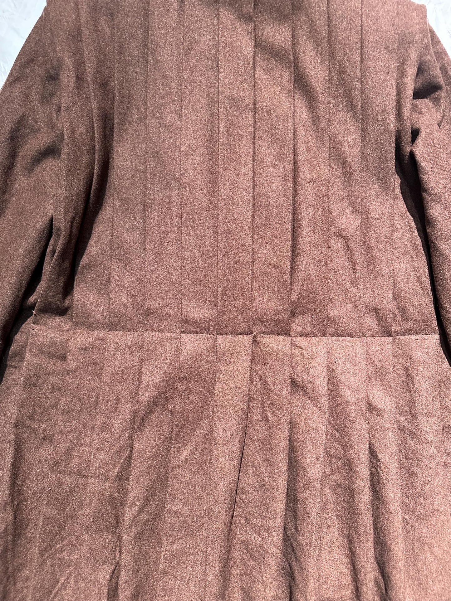 Complice early Dolce Gabbana fully pleated wool coat w pure silk lining, Mint!