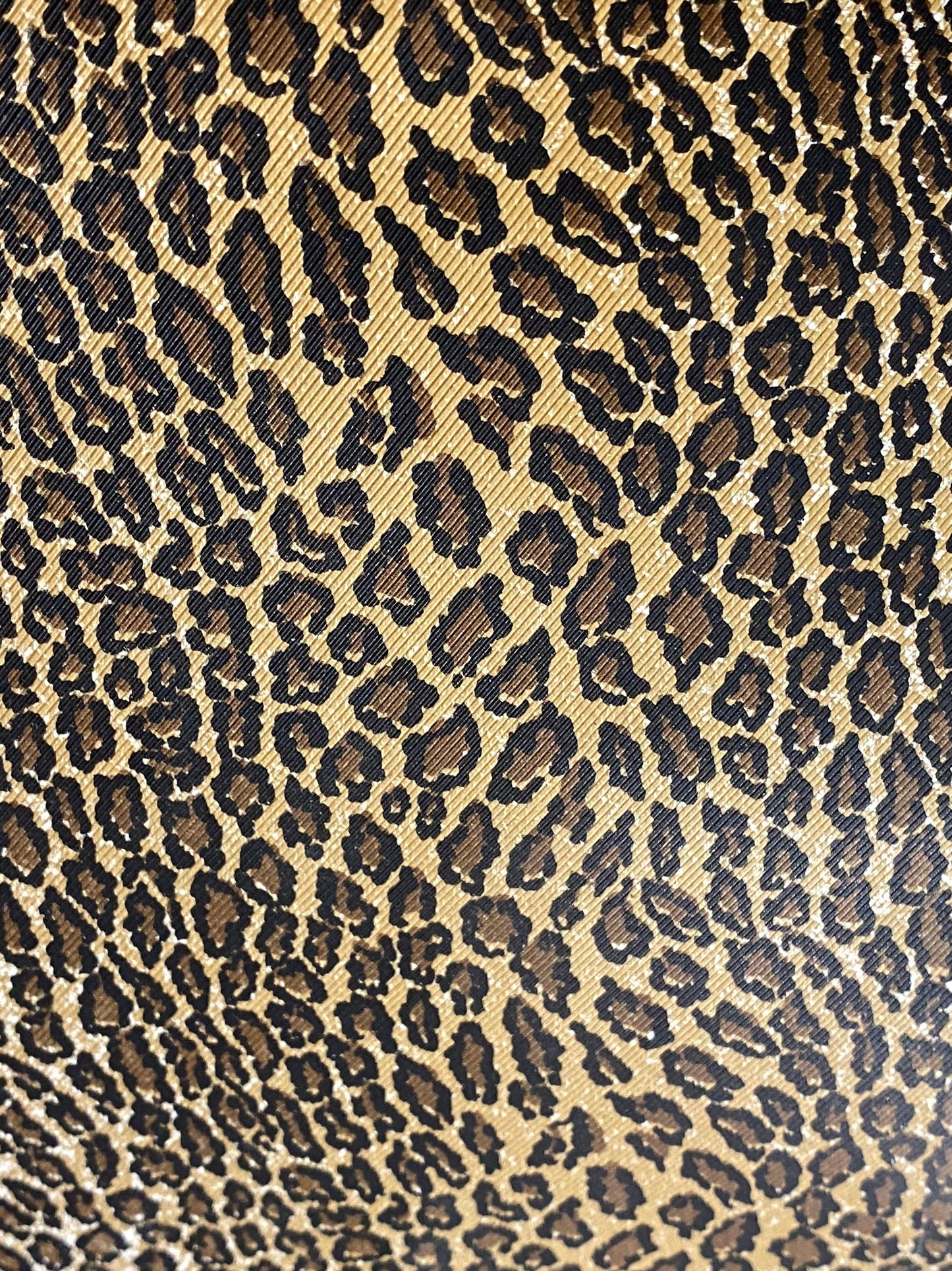 Angelo Tarlazzi cheetah canvas/ tan leather folder bag, NOS 80s