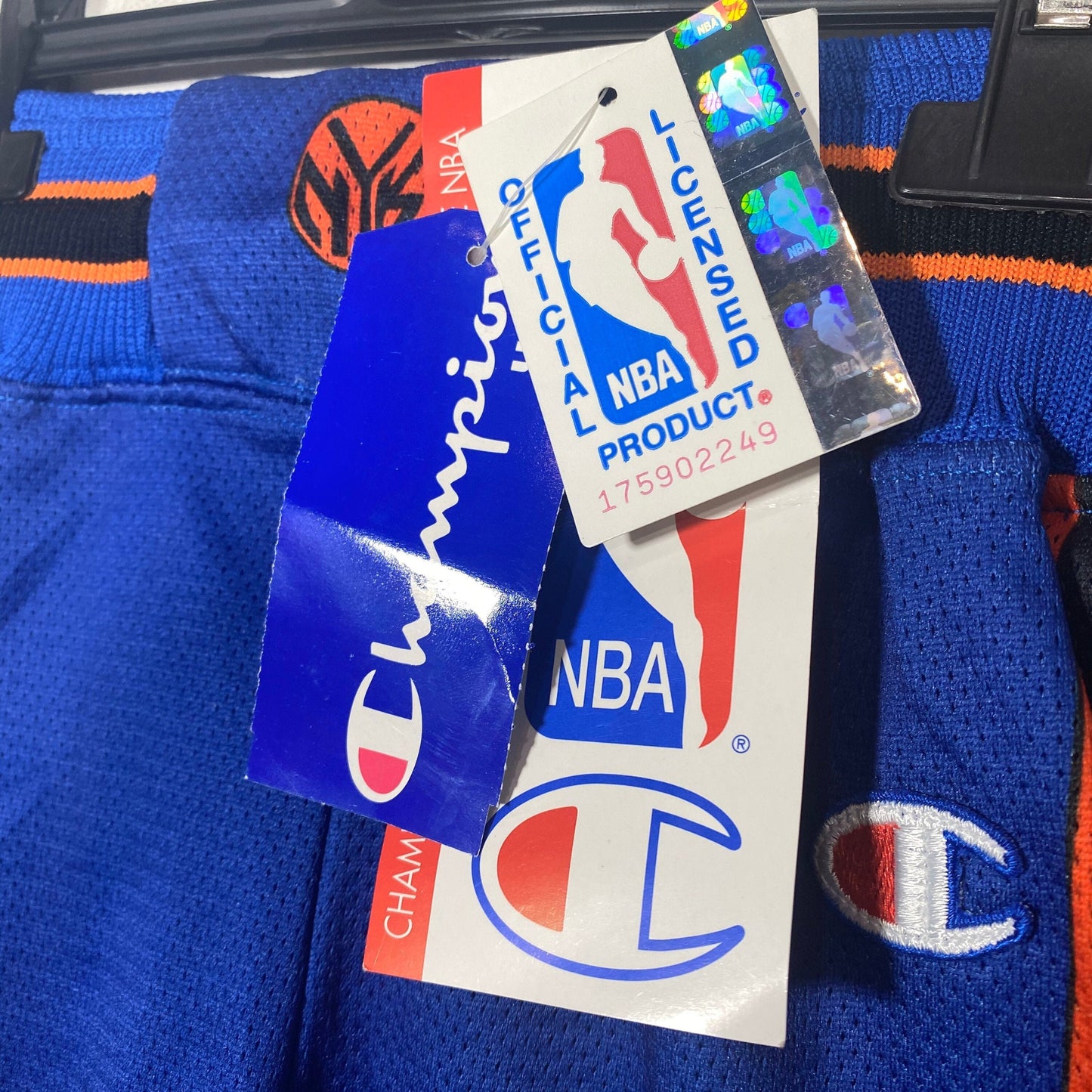 New York Knicks 90s Champions NBA shorts new with tags, boys size S 7/8 yrs