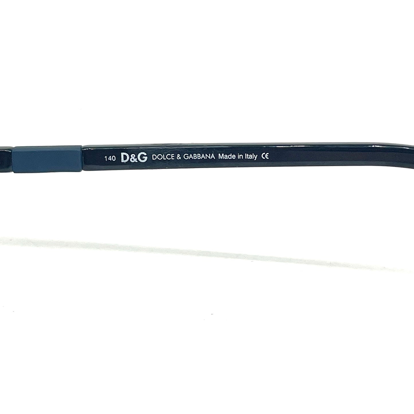 D&G 2033 332/753 oval translucent black acetate sunglasses made in Italy, 90s NOS