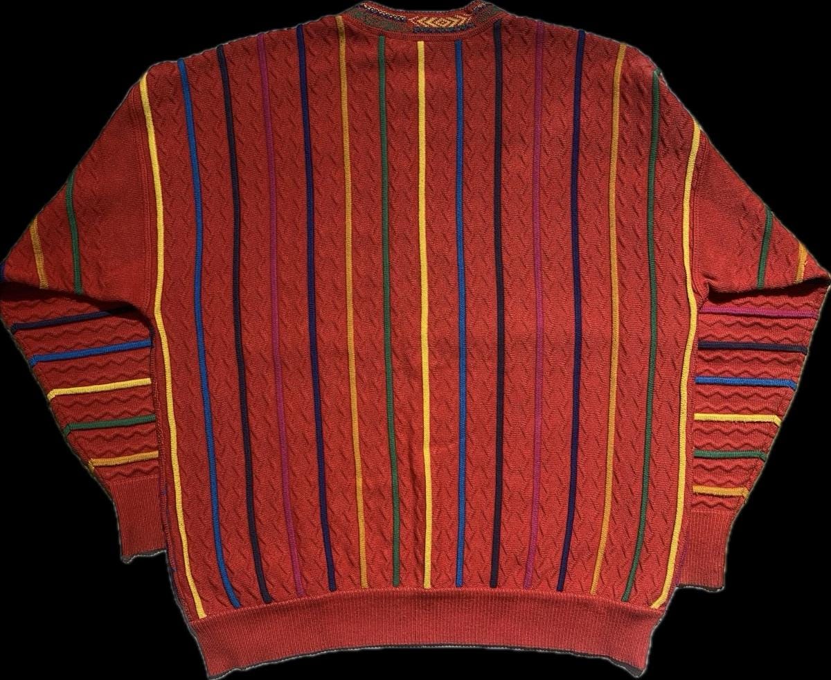 Carlo Colucci collectors Biggie style multicolor jumper size XXL -54 , Mint!