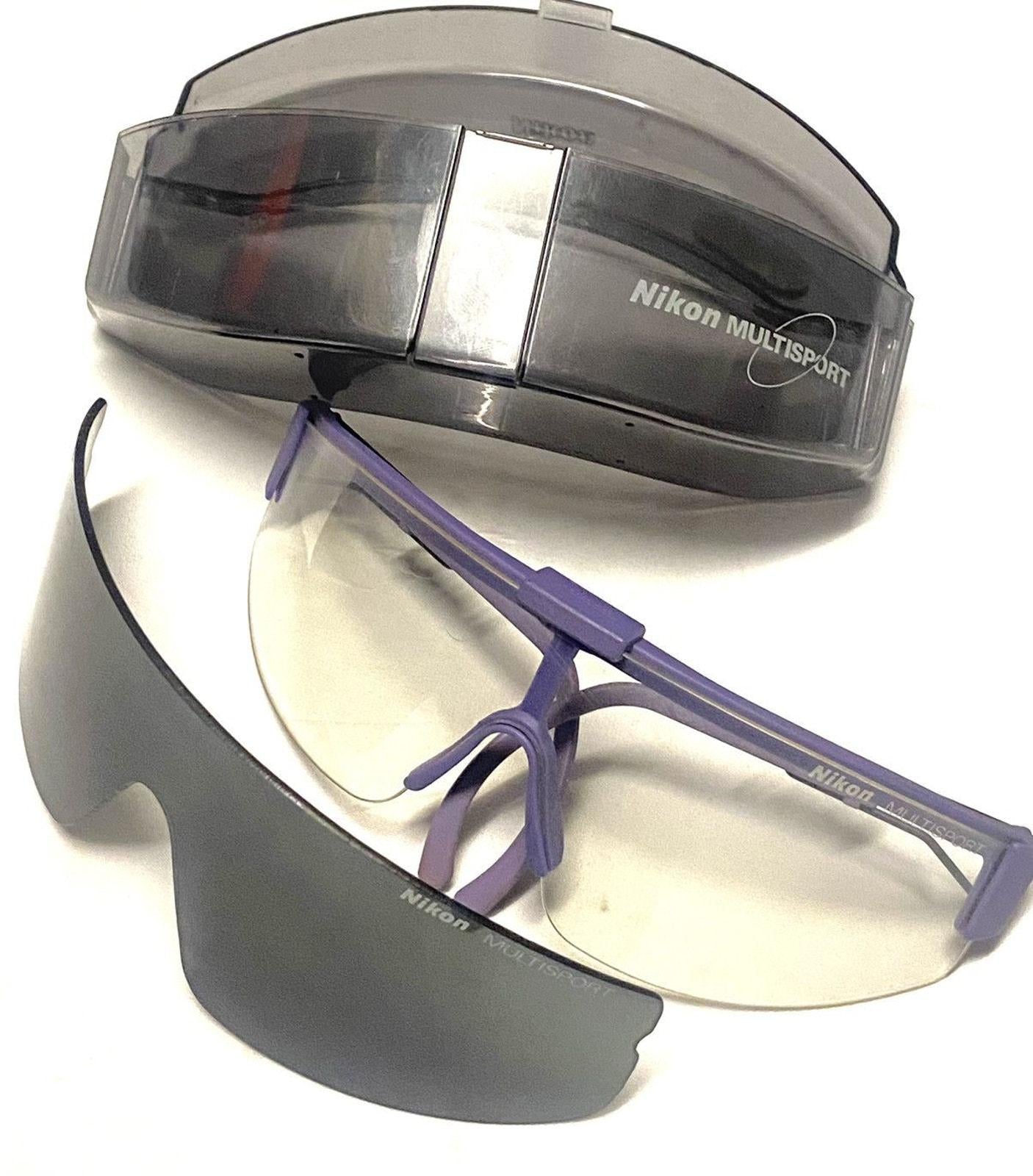 Nikon Multisport 90s sunglasses interchangeable shield, NOS