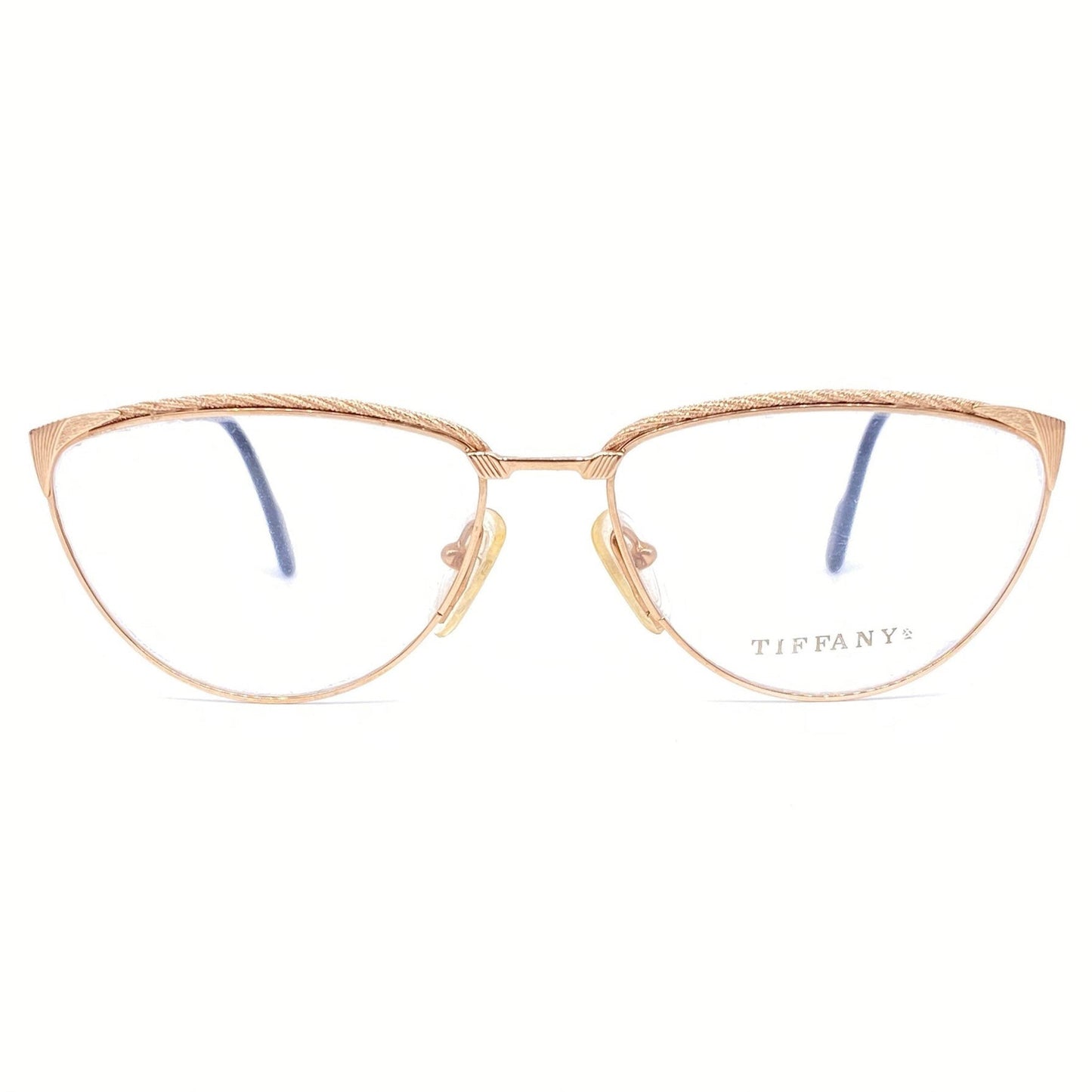 Tiffanys T47 real 23K Gold Plated cateye rope  vintage glasses, Brand new
