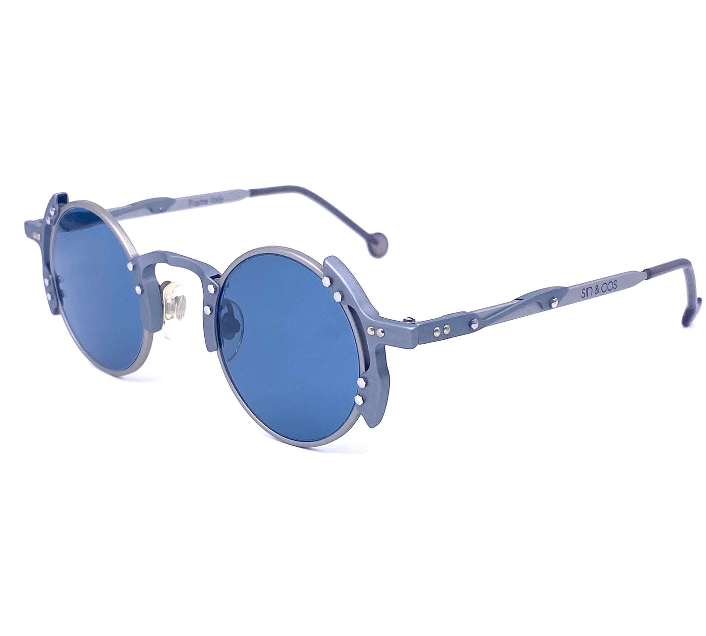 Sin&Cos round avant grade frames / sunglasses steampunk  90s made in Italy
