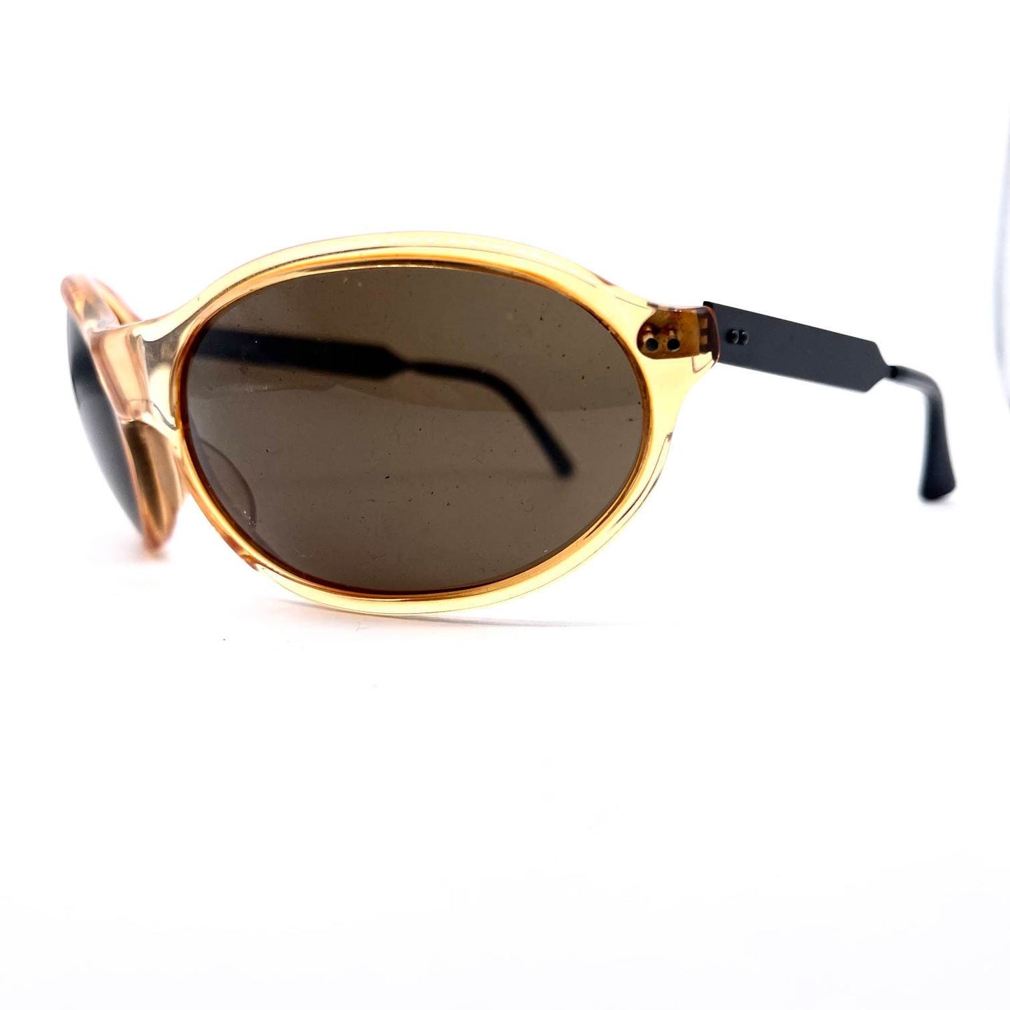 Idc bug eye oval oversized sunglasses hand made in France 80s new old stock