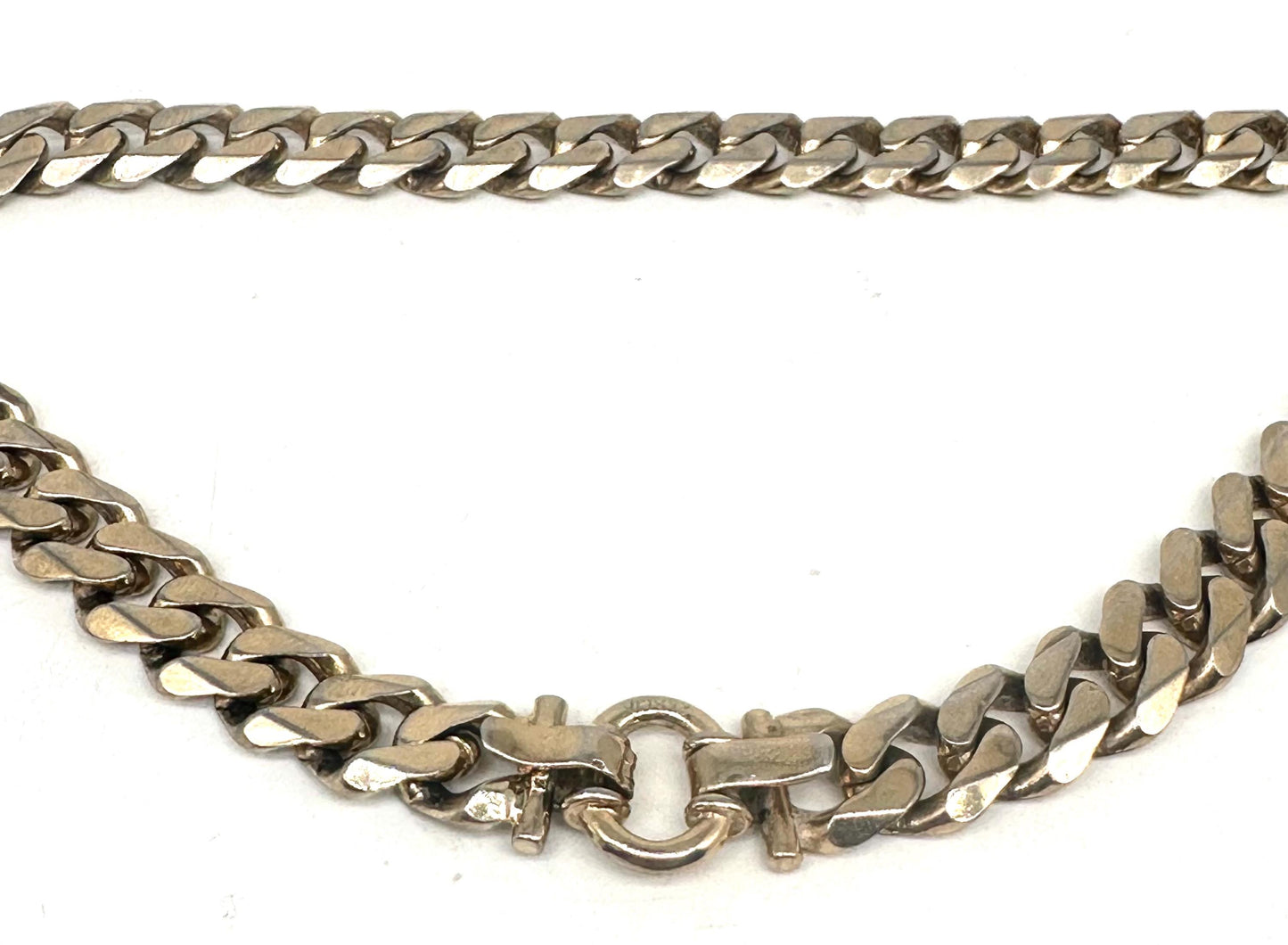 Cascio High fashion jewellery golden Cuban links chain w custom signature closure, very good condition
